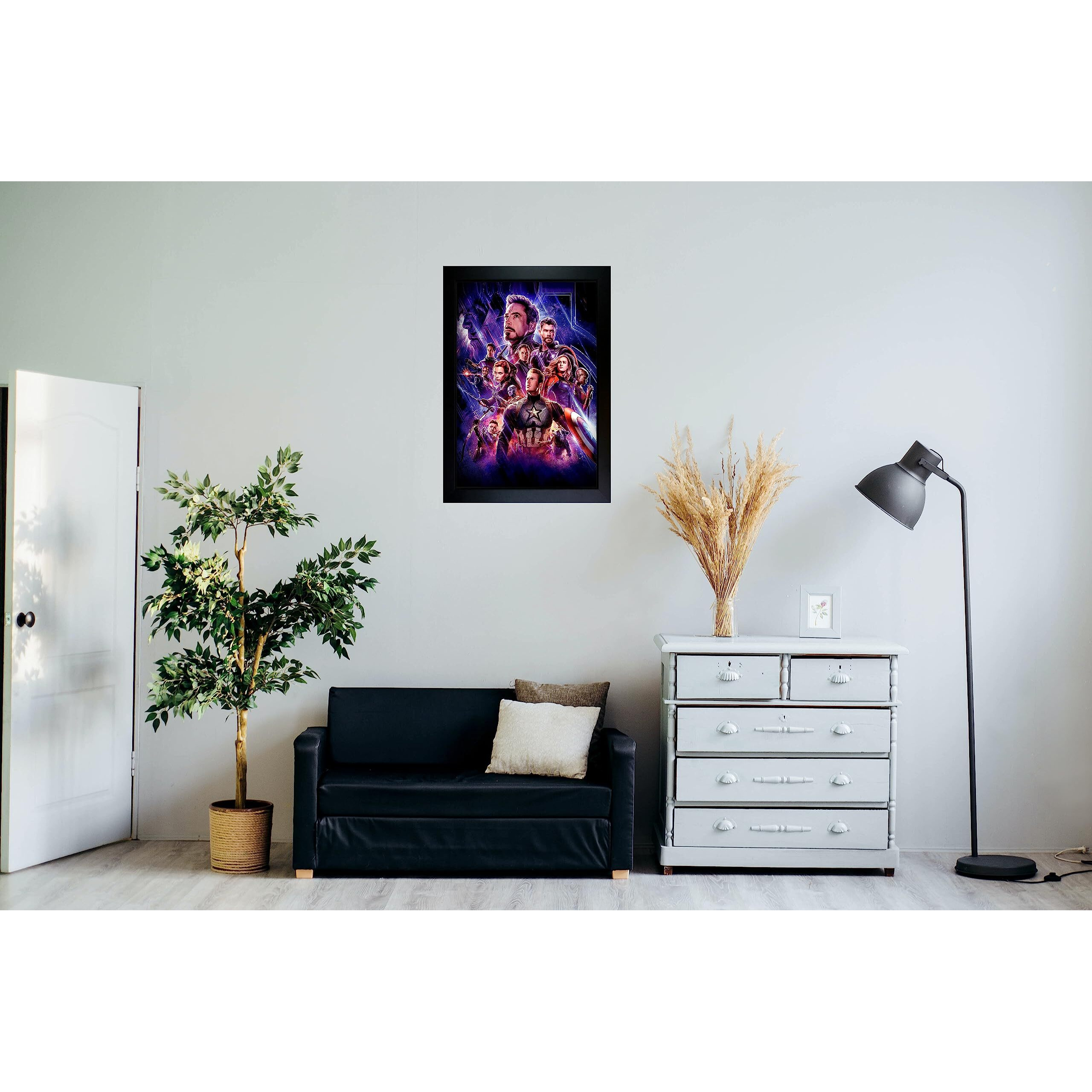 Frame Wala Avengers Endgame Stars Frame | Avengers Endgame Poster | Avengers Photo Frame (10 X 13.5 Inch)