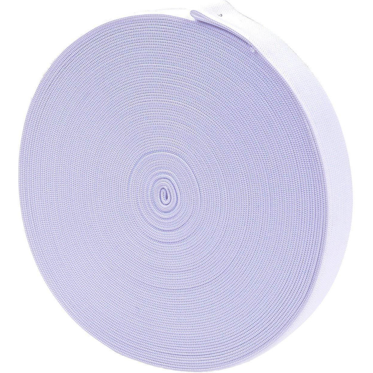 Omx White (15 Meter, 1 Inch) Knitted Elastic Band Used For Sewing, Stitching, Tailoring, Fashion Designing, Boutique And Other Diy Items