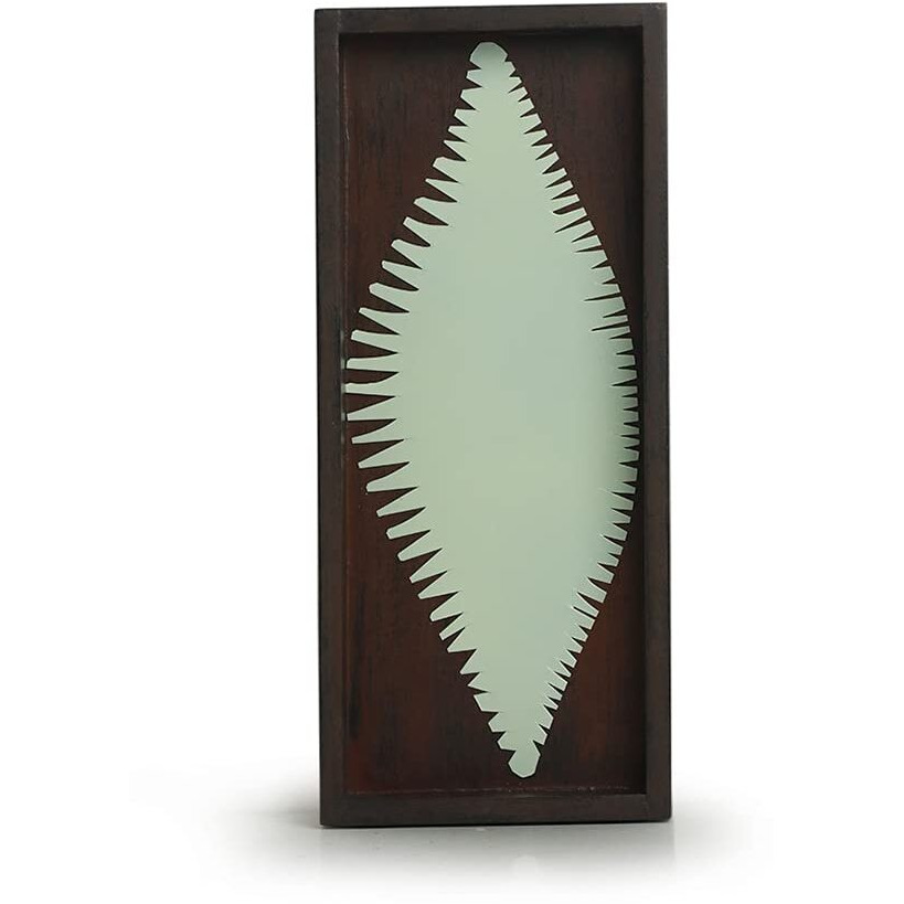 Exclusivelane Recycled Wooden Wall Dcor Hanging Items For Living Room | 'Wooden Foliage' Handcrafted Wall Hangings For Home Decoration (14 Inch)