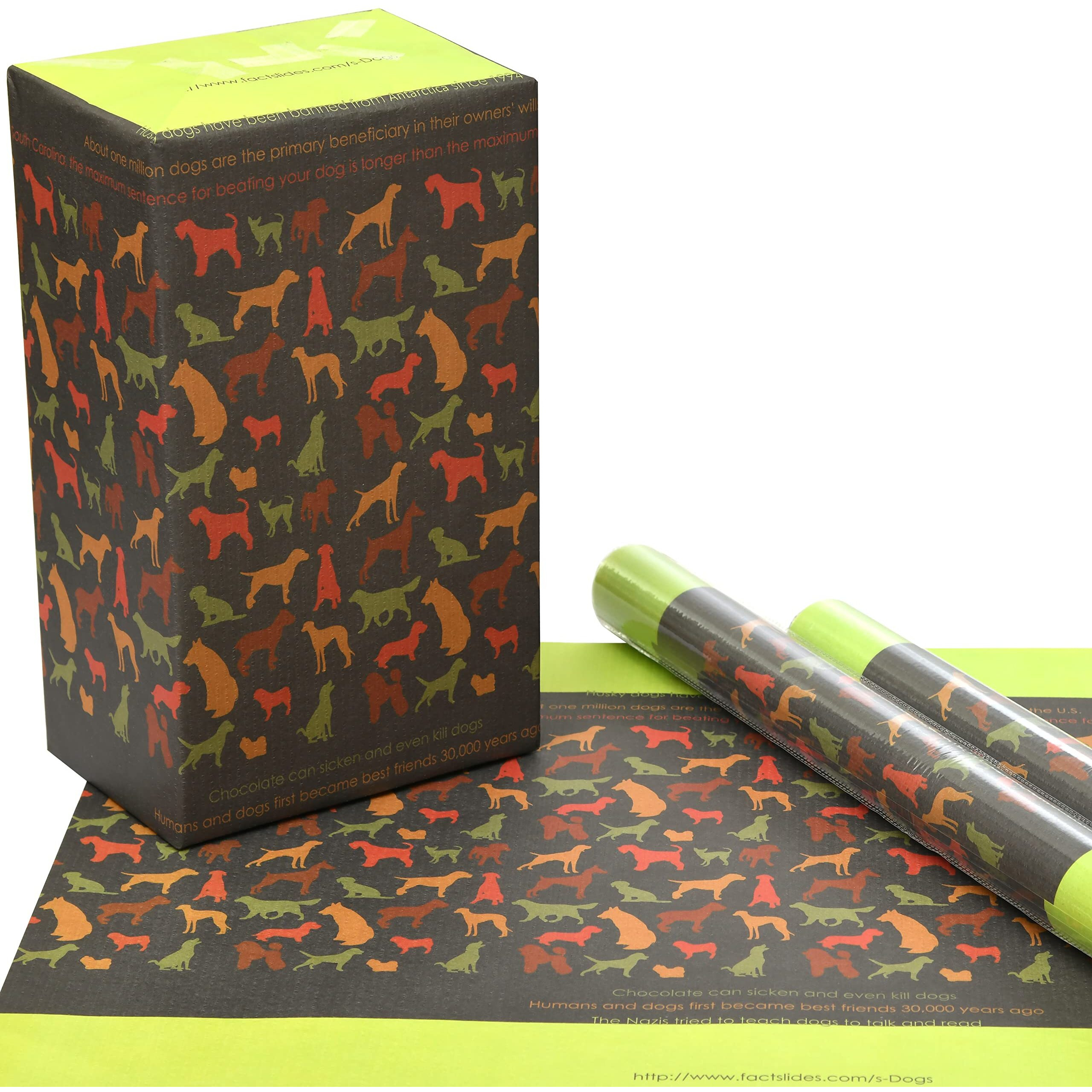 Evince 25 Gift Wrapping Paper Roll Sheets | Reversible Use With Solid Orange Floral Pattern Brown | 50 X 70 Cms Recyclable Wrapper | Birthday Anniversary Theme Christmas Diwali New Year Gifts