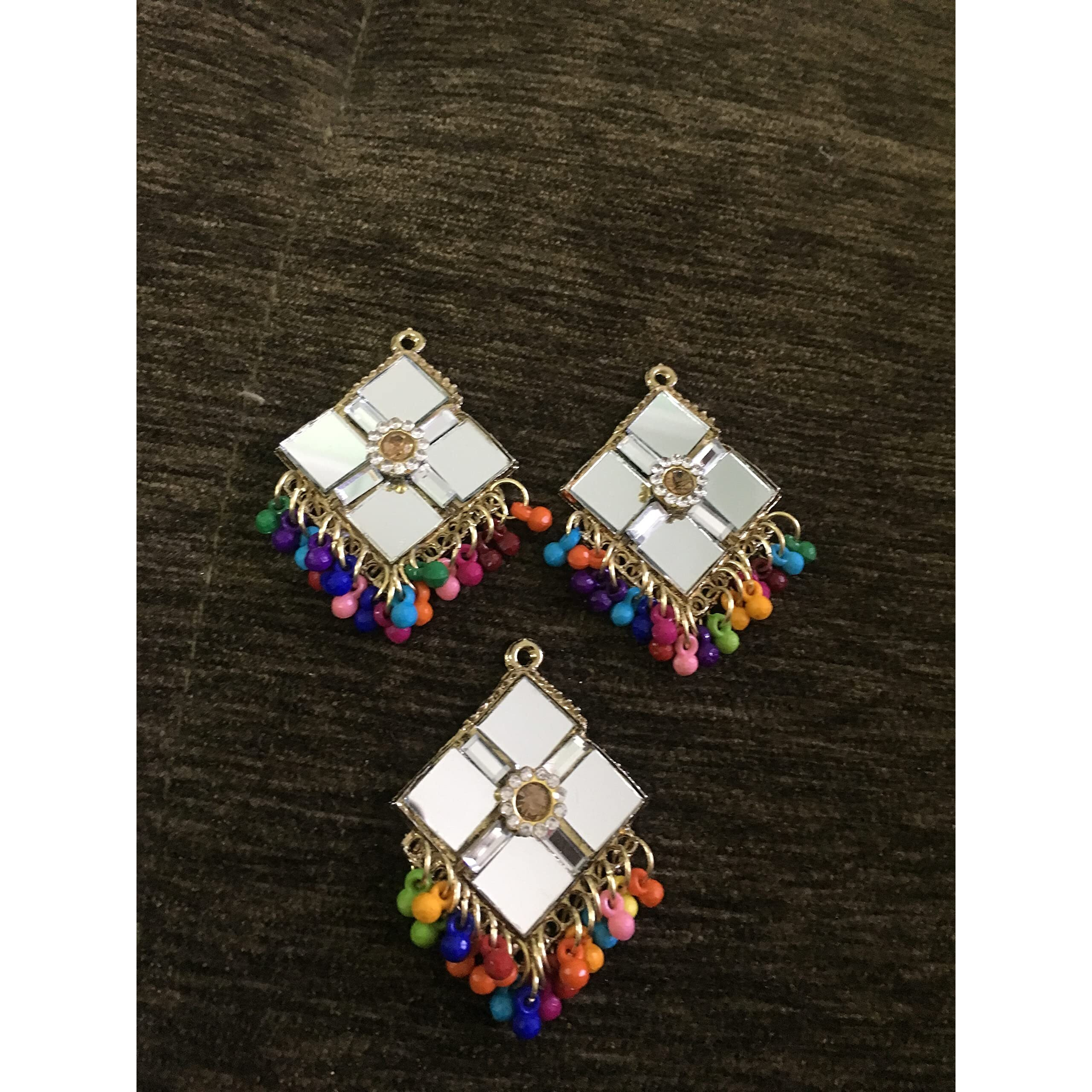 Sync Golden Buttons For Kurtis Real Mirror Buttons Multicolour Beads Clothes Kurta Women Girl Metal Button Jewellery Imitation Hanging Latkan Dress Lehenga Tassel Decoration Fringe Fancy Stylish Diy