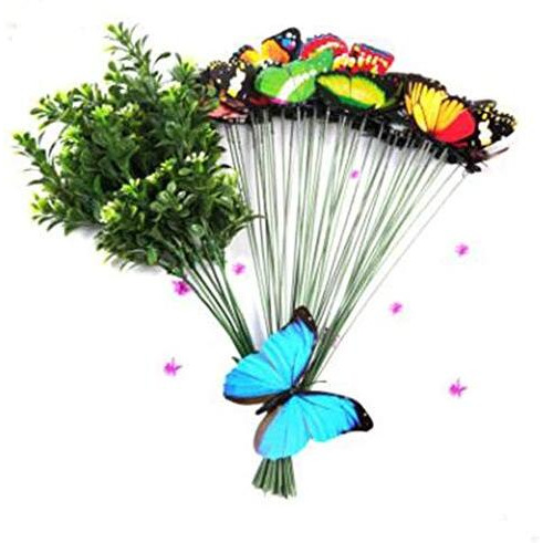 Tied Ribbons Floral Wire Stem For Flower Making Flower Decoration Flower Arrangement Stem Wire - Set Of 100 (Extra Large 40 Cm Each)