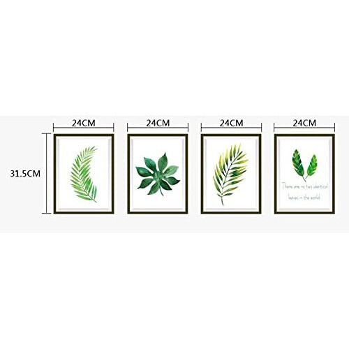 Jaamso Royals Northern European Style Plants And Photo Frame Patterns Stickers For Walls Of Home, Wall Sticker For Living Room, Wall Stickers For Home (Multicolour, 50 Cm X 70 Cm)