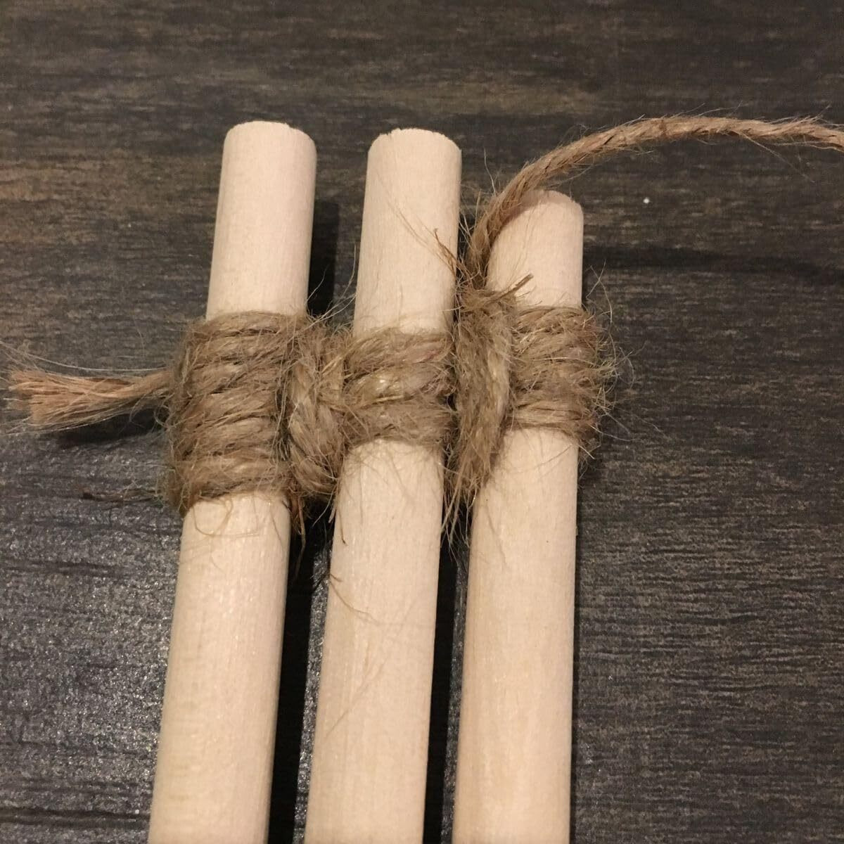 Bloomax 5 Pcs Dowel Rods  Sanded Finish, Round Craft Rods For Woodworking & Diy Projects (20Mm X 18 Inch)