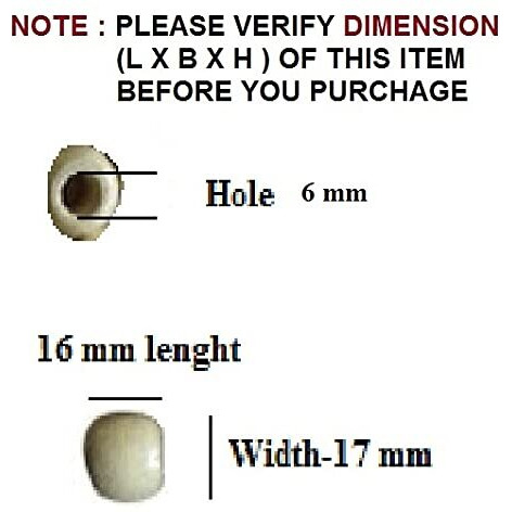 Q1 Beads 150 Pcs 16 Mm Natural Plain Wooden Beads With Big Size Hole Ball For Jewelry Making & Diy Craft Findings And Multipurpose(6 Mm Hole, White Color)