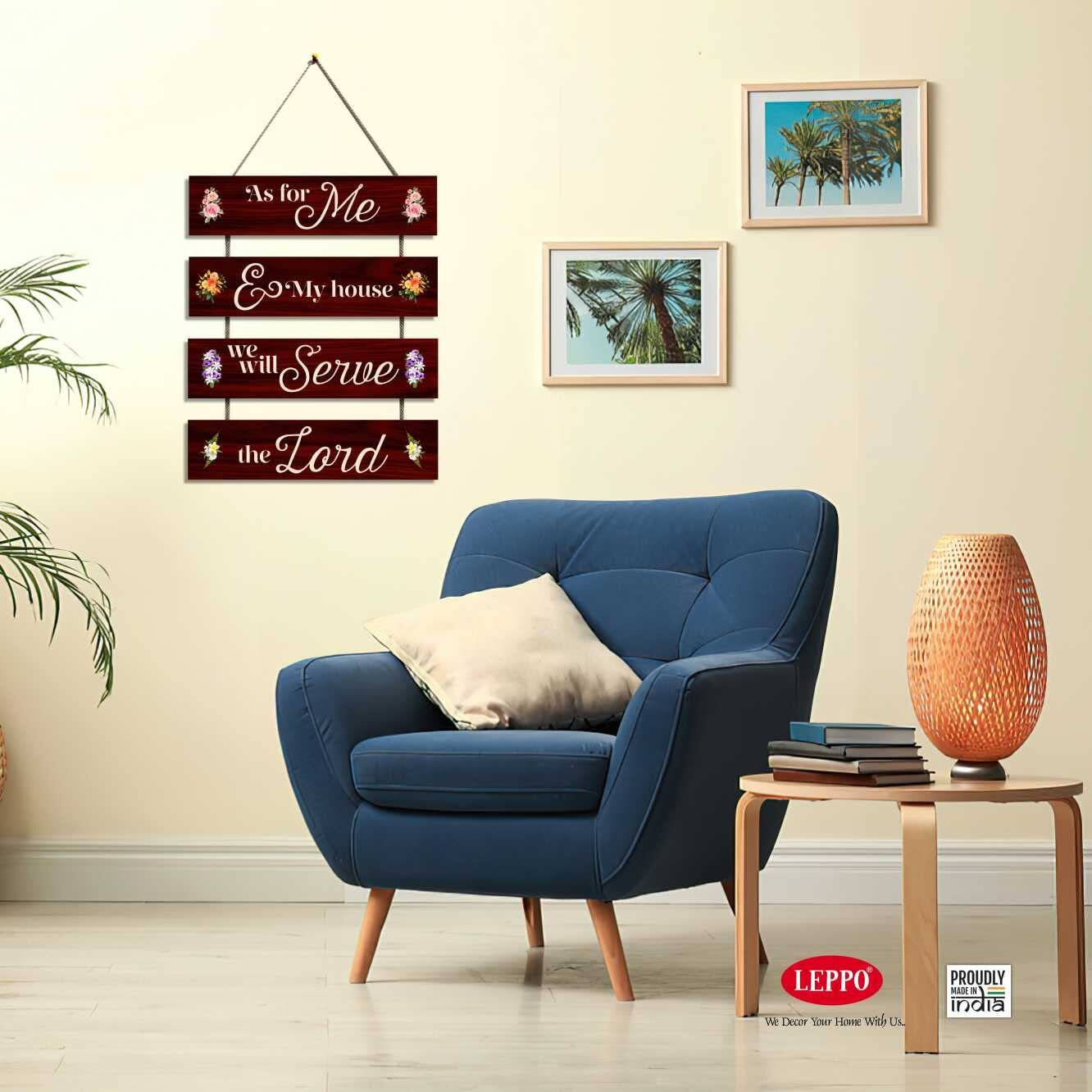 Leppo Decorative Wall Hanging Decoration Item For Kitchen | Kitchen Quotes Items | Wall Art For Kitchen | Wooden Wall Hanger For Home Decor Items (10.5 X 15 Inch)