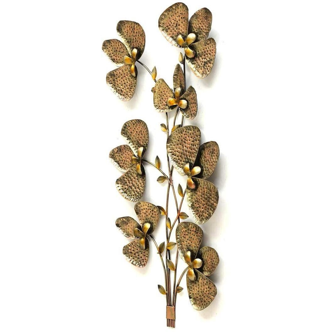 World Decor 7 Lotus Leaves Wall Dcor Decorative Item For Living Room, Dining Room, Office, Home, Hotel, Restaurant Etc.(18 * 11 * 25 In)