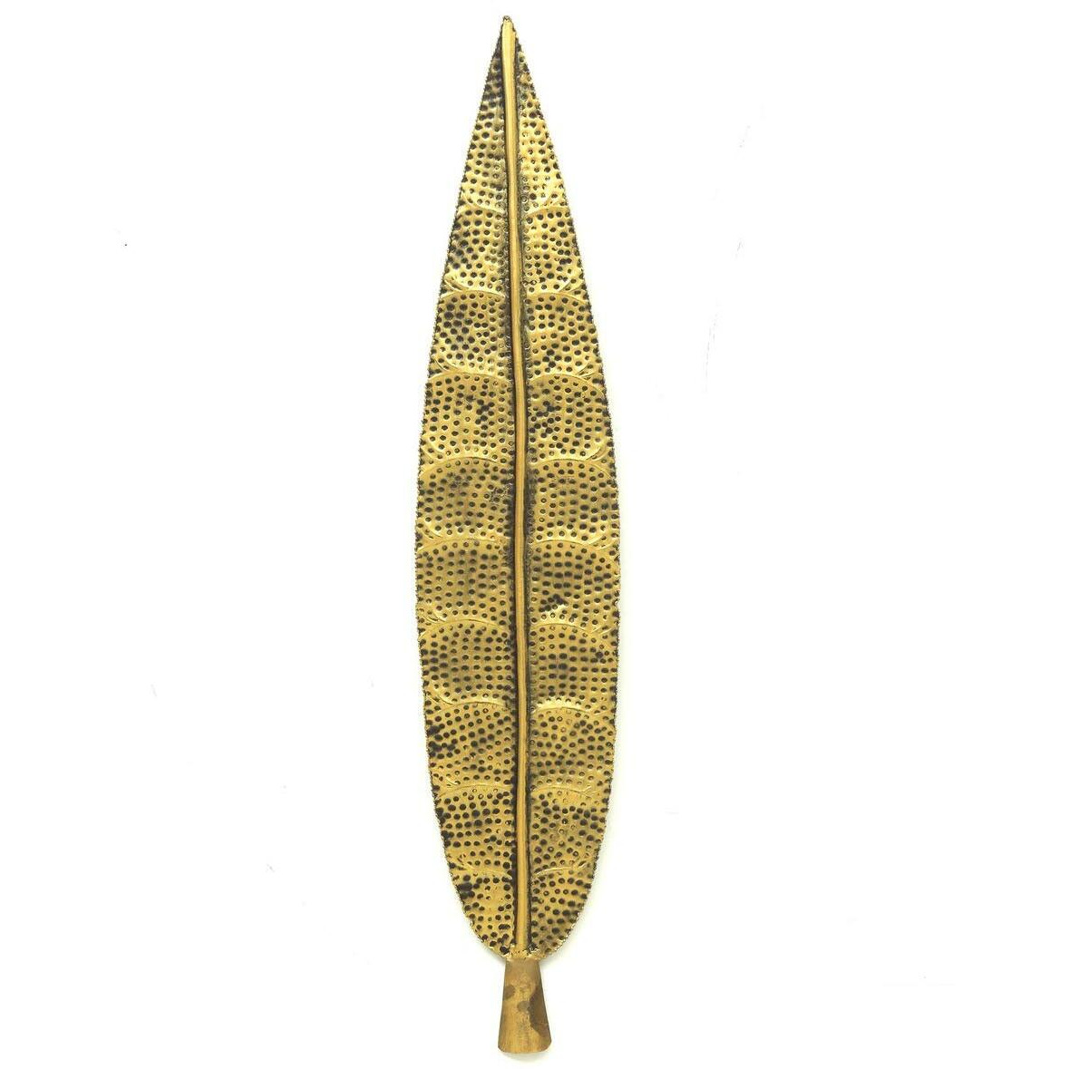 World Decor World Dcor Designer Golden Leaf, Hem Leaf Easy Handling,For Home,Living Room, Hotel, Cafe, Etc. Set Of 2