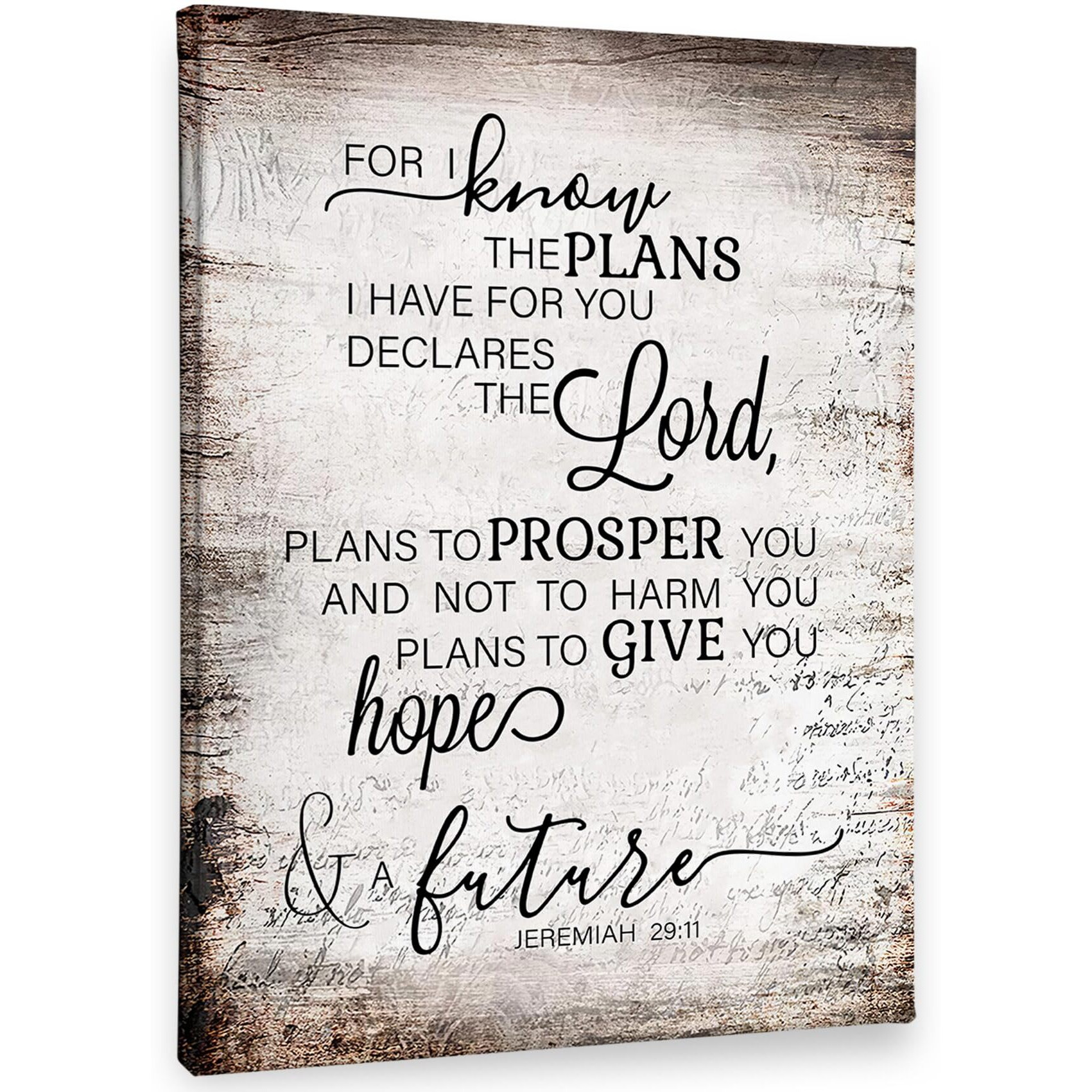 Phamte 11X14In Contemporary Rectangular Canvas Art With Wooden Frame - Living Room, Bedroom, Office, Bathroom, Kitchen