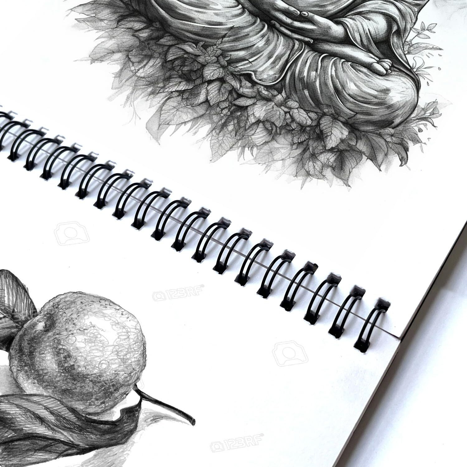 Tinywalk Drawing Book A3 (Set Of 3) (50 Sheets/100 Pages - 120 Gsm Paper - Wooden Cover) Drawing Pad For Shading Doodle Book For Artist