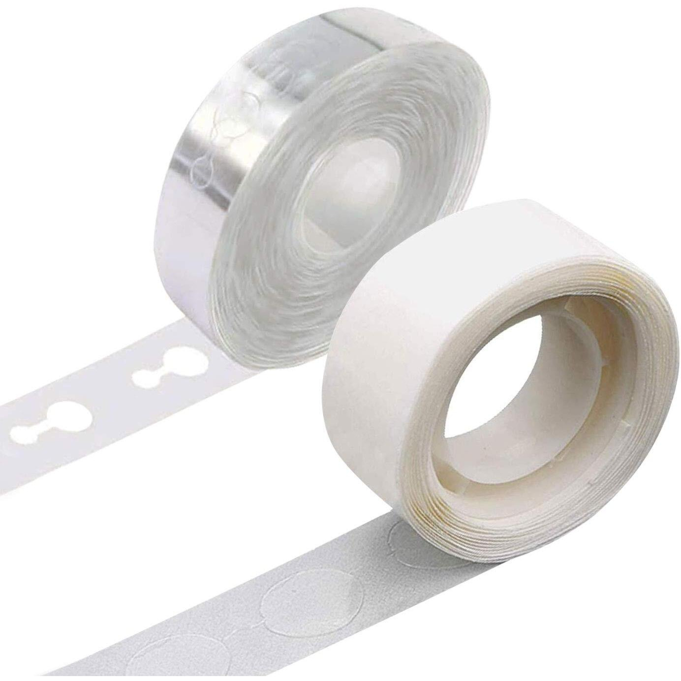 Wobbox Balloon Arch Kit Balloon Decorating Strip Kit For Garland With 100 Dot Glue Point Stickers, Balloon Garland Tape For Wedding, Birthday, Baby Shower Decorations (1 Rolls - 5M) (100 Dot Glue)