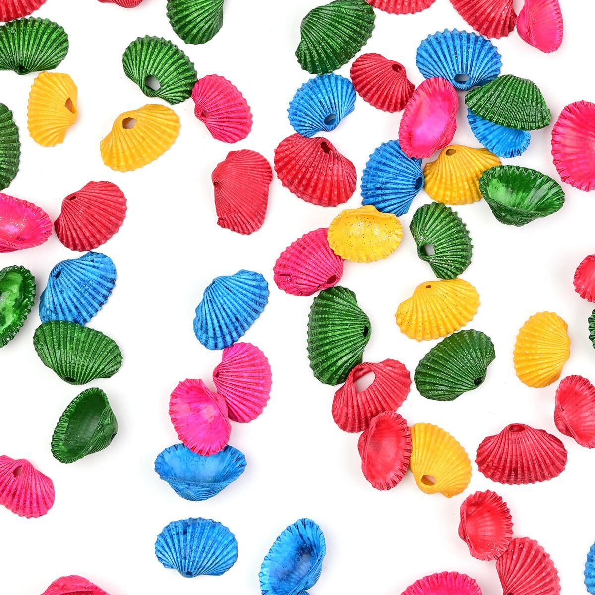 Embroiderymaterial Cowrie/Kawri Kodi Multicolor Seashells - Versatile For Jewelry Making, Ornaments, Laxmi Puja, Decorations, Crafts, Aquariums,Gardening And Diwali Puja (100 Gram)