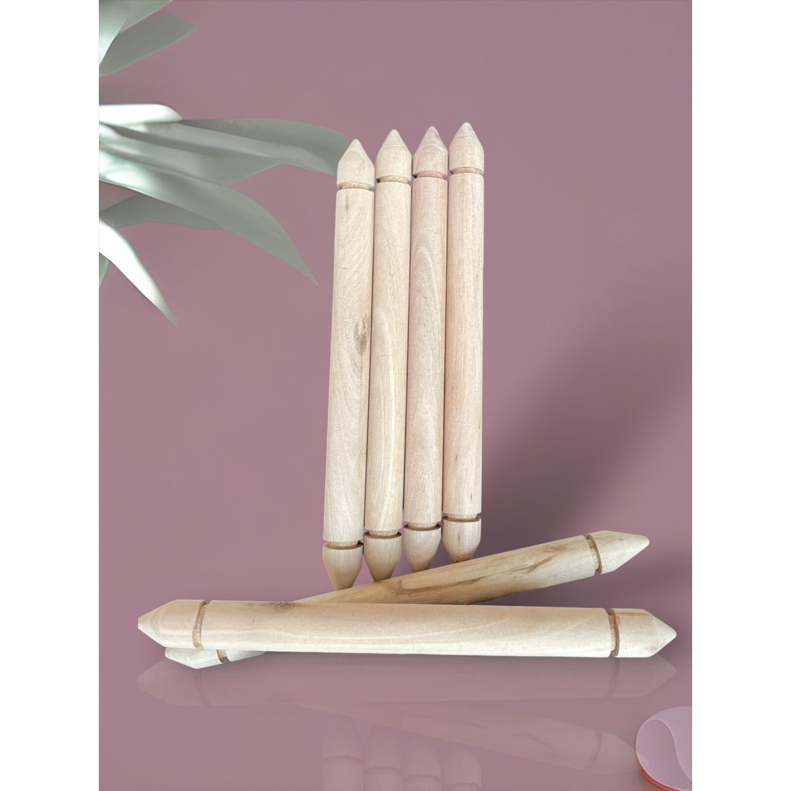 Bloomax 12 Pcs (12Inch/20Mm) Wooden Scroll Rods With End Designs For Diy Wedding, Bithday, Party Invitation And Crafts Unfinished Wooden Scroll Home Office Decor Wall Artwork Poster Hanging Stick Natural Hardwood Dowels ,Round Wood Poles Wood Sticks