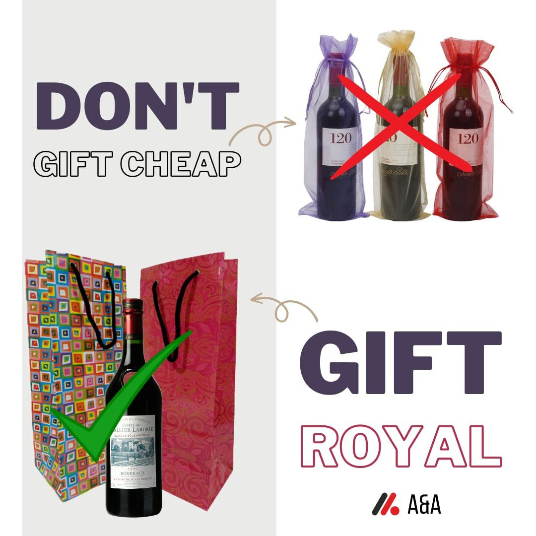 A&A Party Favor Paper Bag (13X5X4, Square)