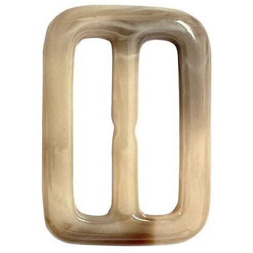 Plastic Belt Buckle For Handbags, Fashion Accessories & Silk Scarves  Rectangle Design, 1.5-Inch, Set Of 5  Ideal For T-Shirts & Ladies' Belts
