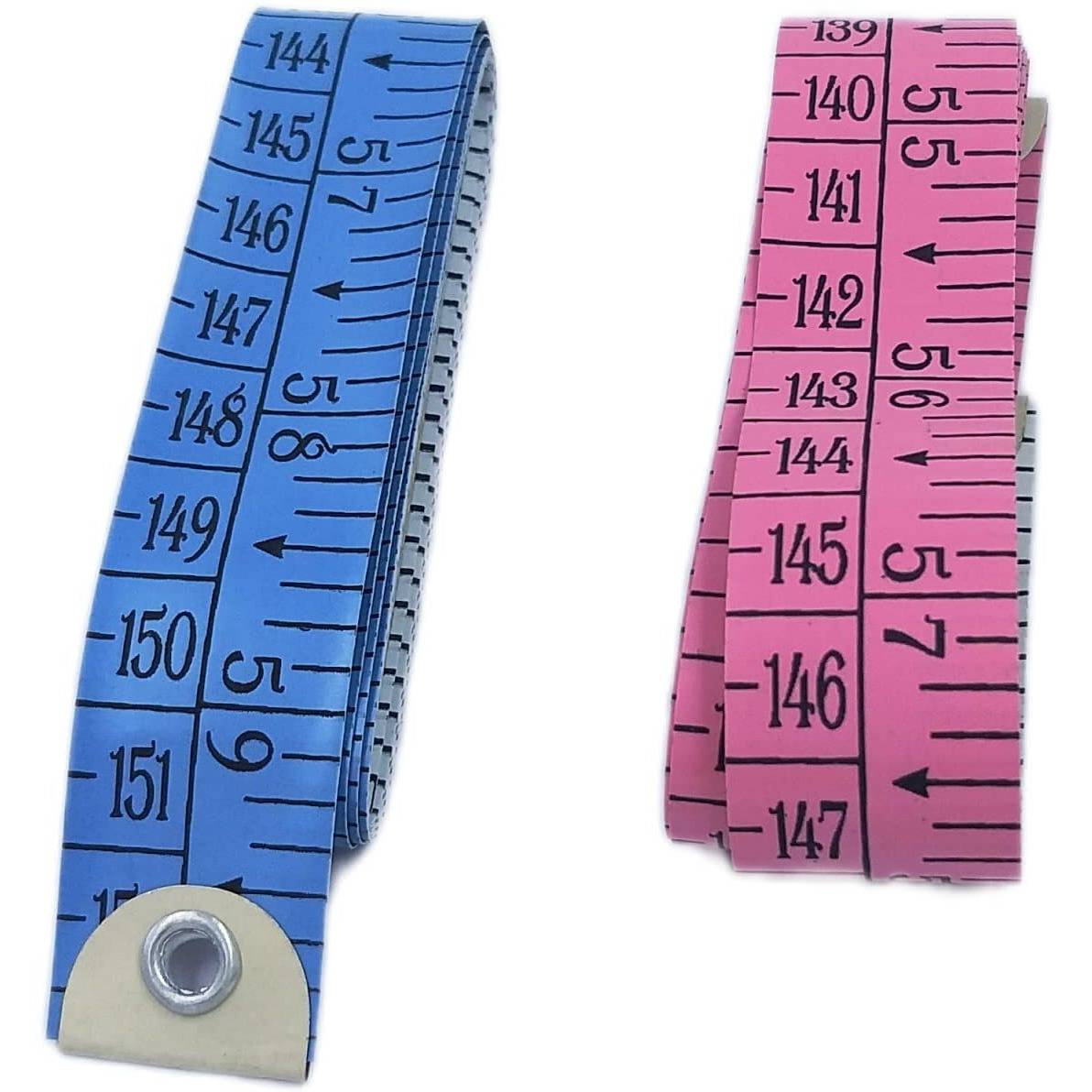 On Blow Combo Pack Of 2 Sewing Tailor Tapes (1.52 M) And 3 Needle Threaders Plastic Wire Loop Diy | Random Colors