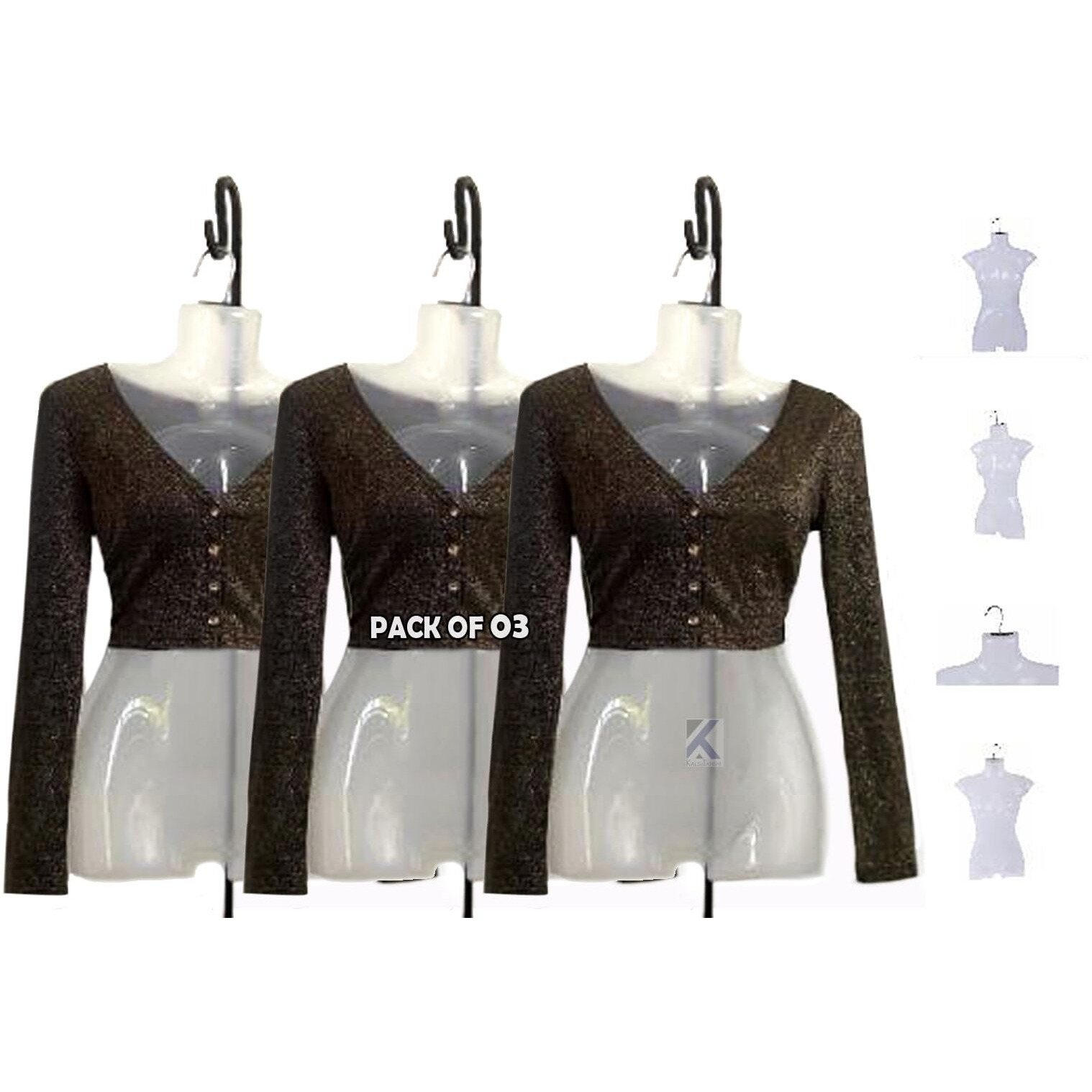 Kalsutanshi  Premium Female (Ladies) Plastic Mannequin Full Body Display Dummy Hanger (3)