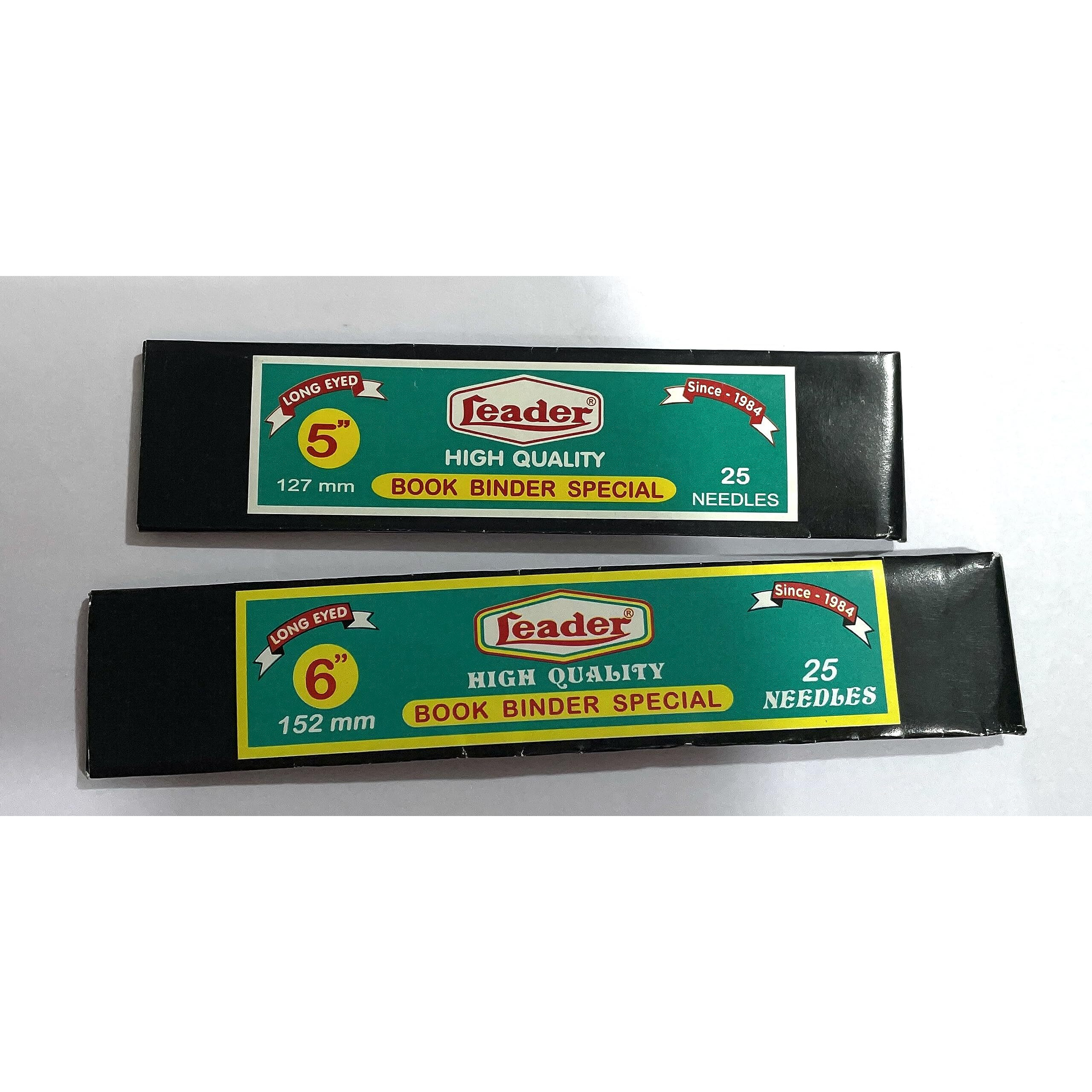 Omx, Total 50 Needles (25 Needles - 5 Inch Long, & 25 Needles 6 Inch Long), 2Mm Thick, Long Eyed Beading Needles, 127Mm & 152 Mm - 2 Sizes, Book Binder Needle, Sewing Beading Needle