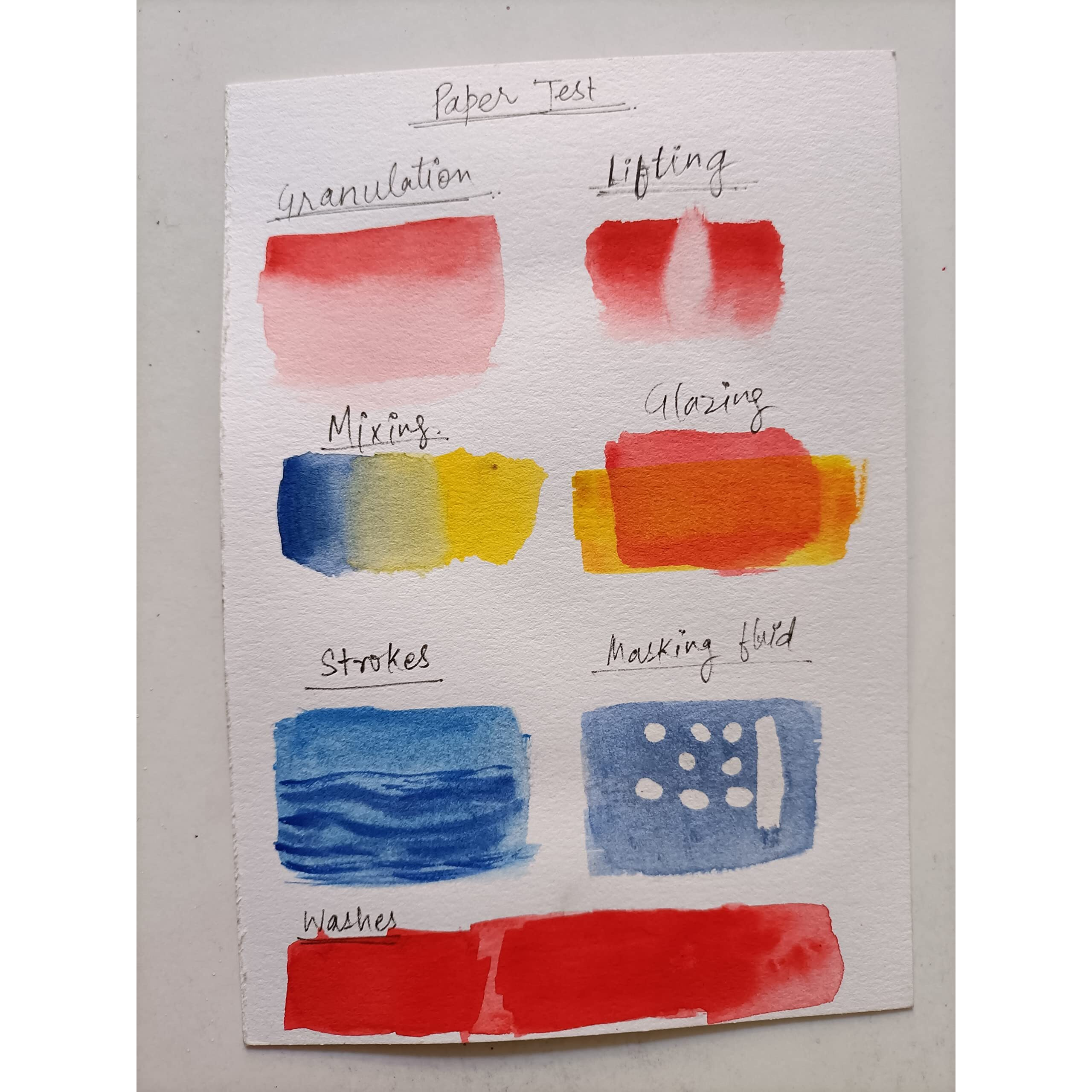 Messketeers - Say Hey To Art - A6 300Gsm 100% Cotton Sketchpad For Professional Water Color Artists - Suitable For All Mediums, Calligraphy Pens, Charcoal, Acrylics, Gouache, Watercolors, Fineliners, Zentangle / (Pack Of 1) / The Chirpee