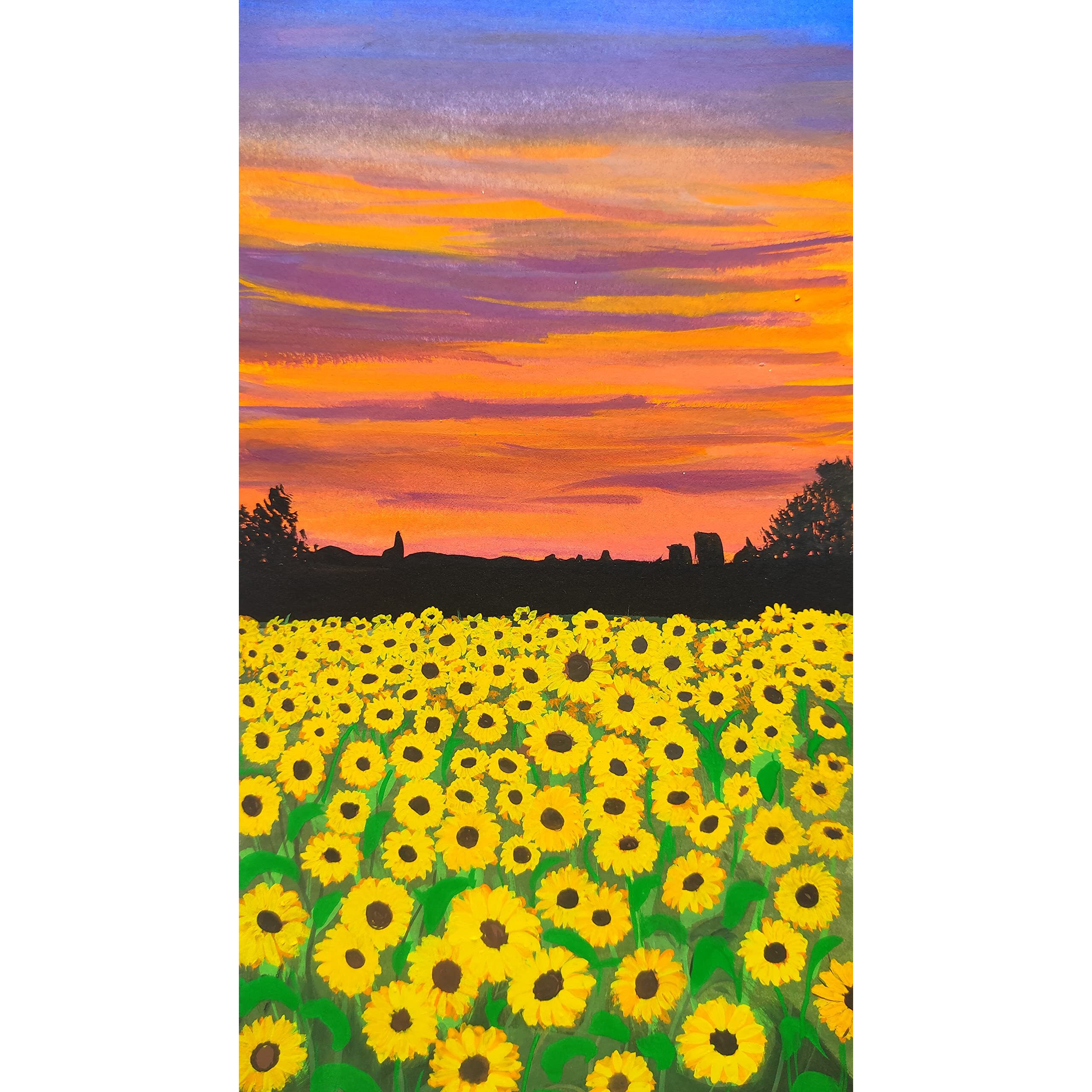 Zen Sangam Artists - A5 Watercolor Papers - 245 Gsm - 20% Cotton Cold Pressed - (24 Sheets) - Rough Grain Surface - Size (21X14.8Cm) - For Wet On Wet Watercolour, Gouache, Acrylics, Ink And Mixed Media