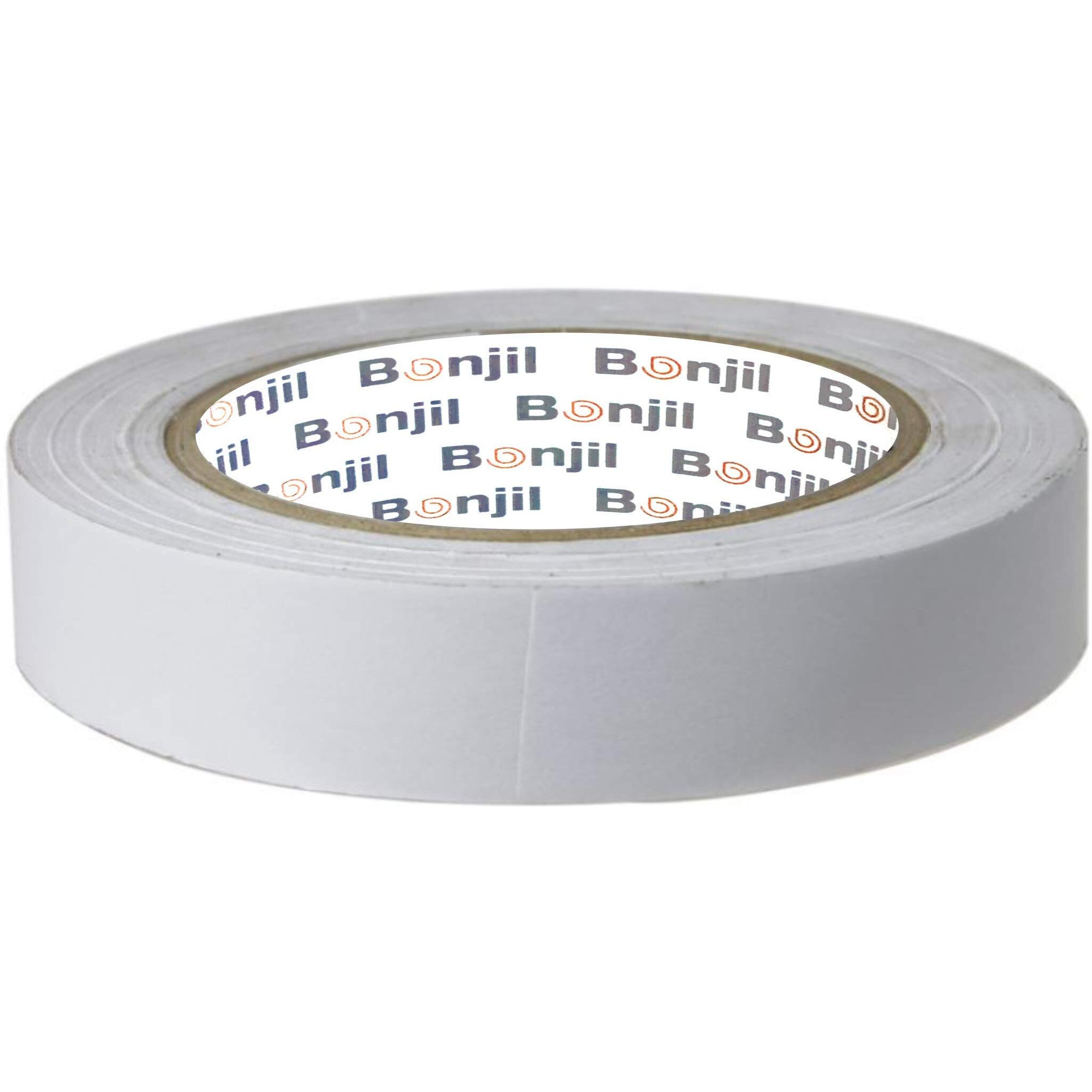 Bonjil Duble Sided Tissue Tape (Hot Melt) 24Mmx50Mtr (1 Roll)