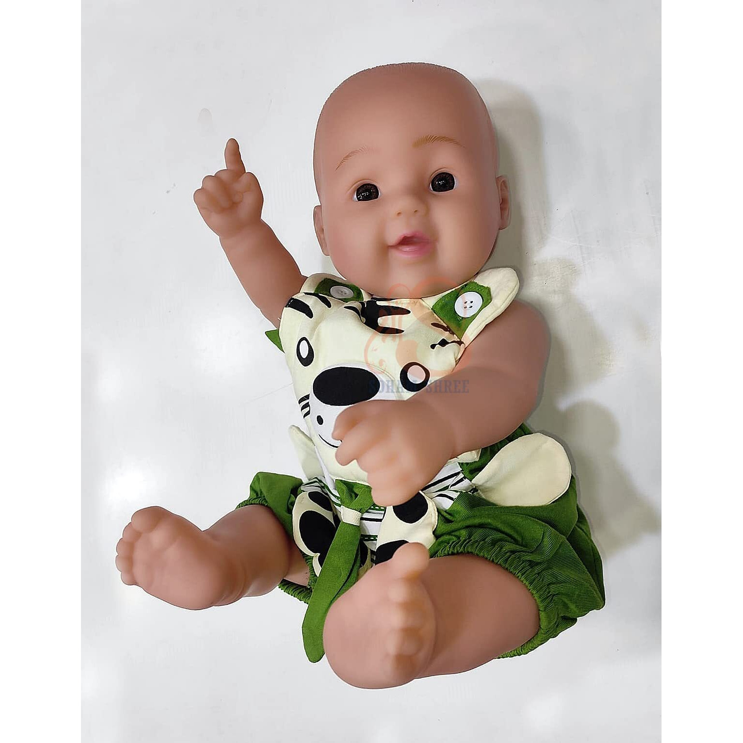 Soham Shree   Small Baby Mannequin Non-Breakable Plastic Model Doll Small Size Doll For Display Of Cloth