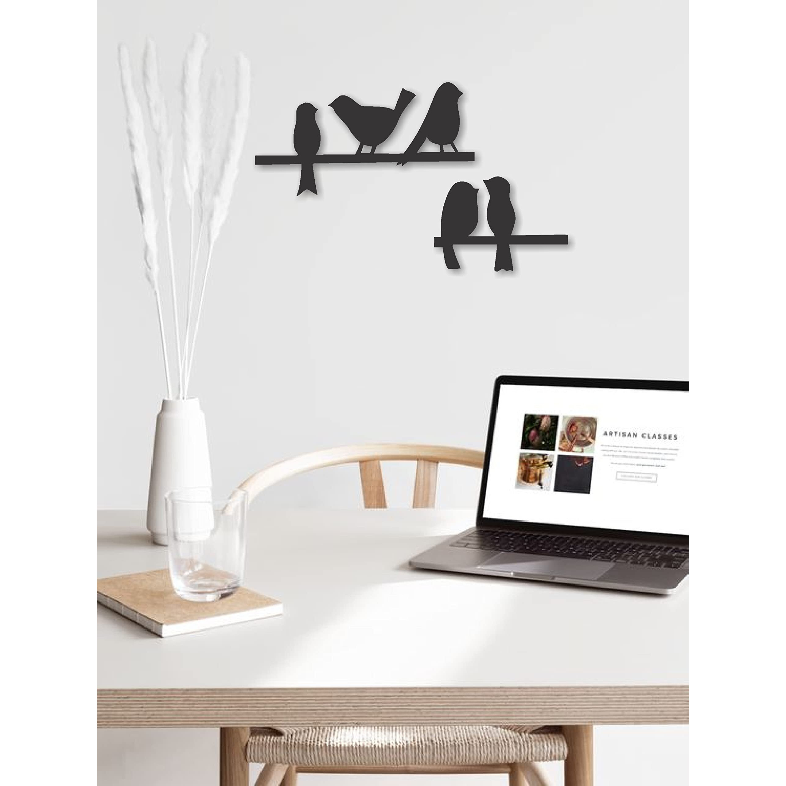 Dreamkraft Street Bird Wooden Plaque Wall Hangings Home Room,Wall Dcor Wall Art