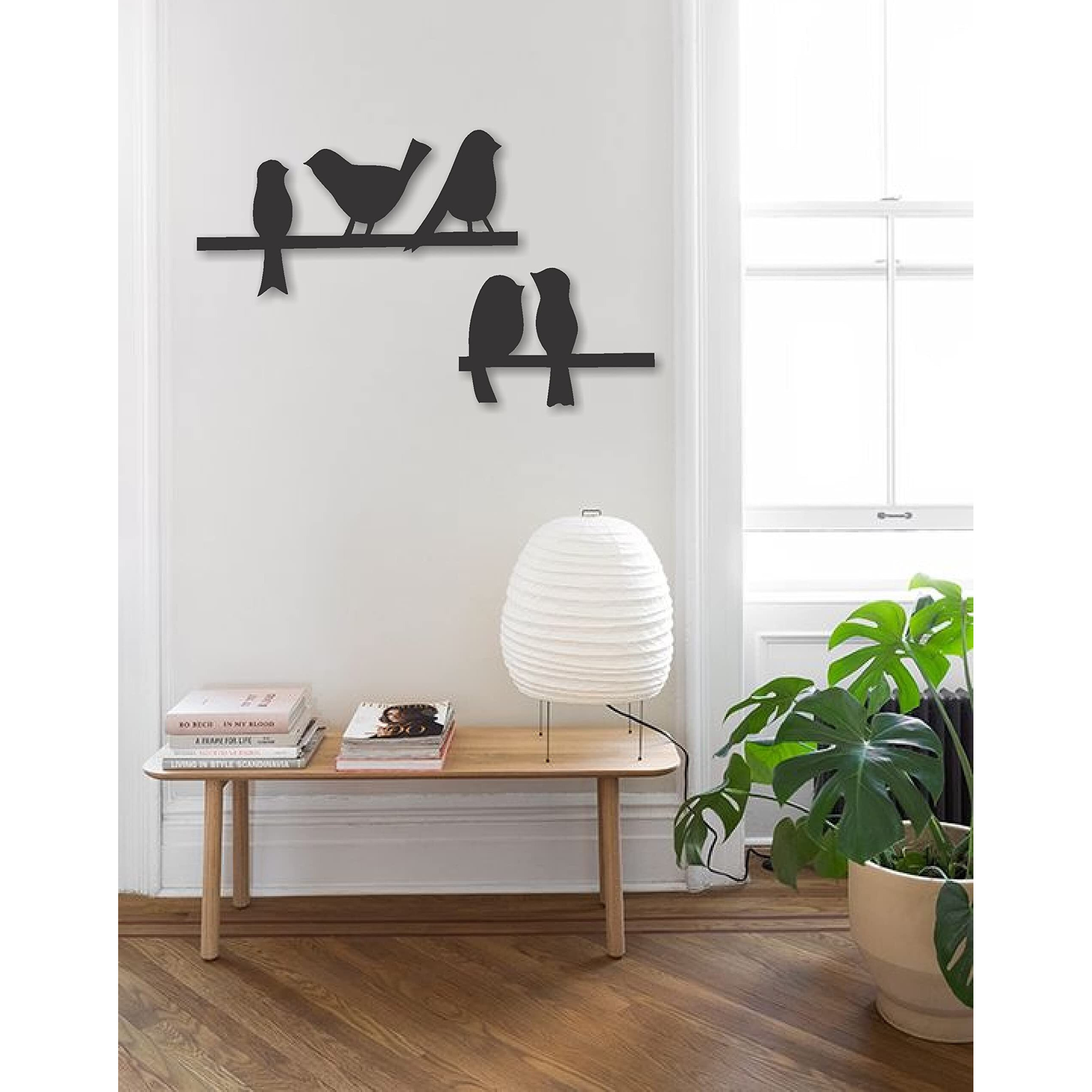 Dreamkraft Street Bird Wooden Plaque Wall Hangings Home Room,Wall Dcor Wall Art