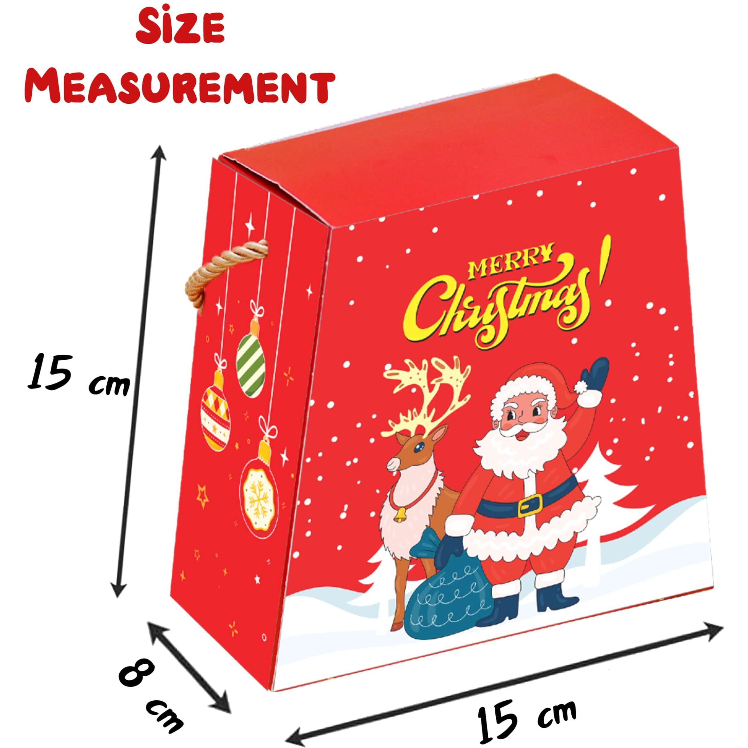 Toyxe Merry Christmas Hamper Box Set Of 10 Pcs | Christmas Gifts Box