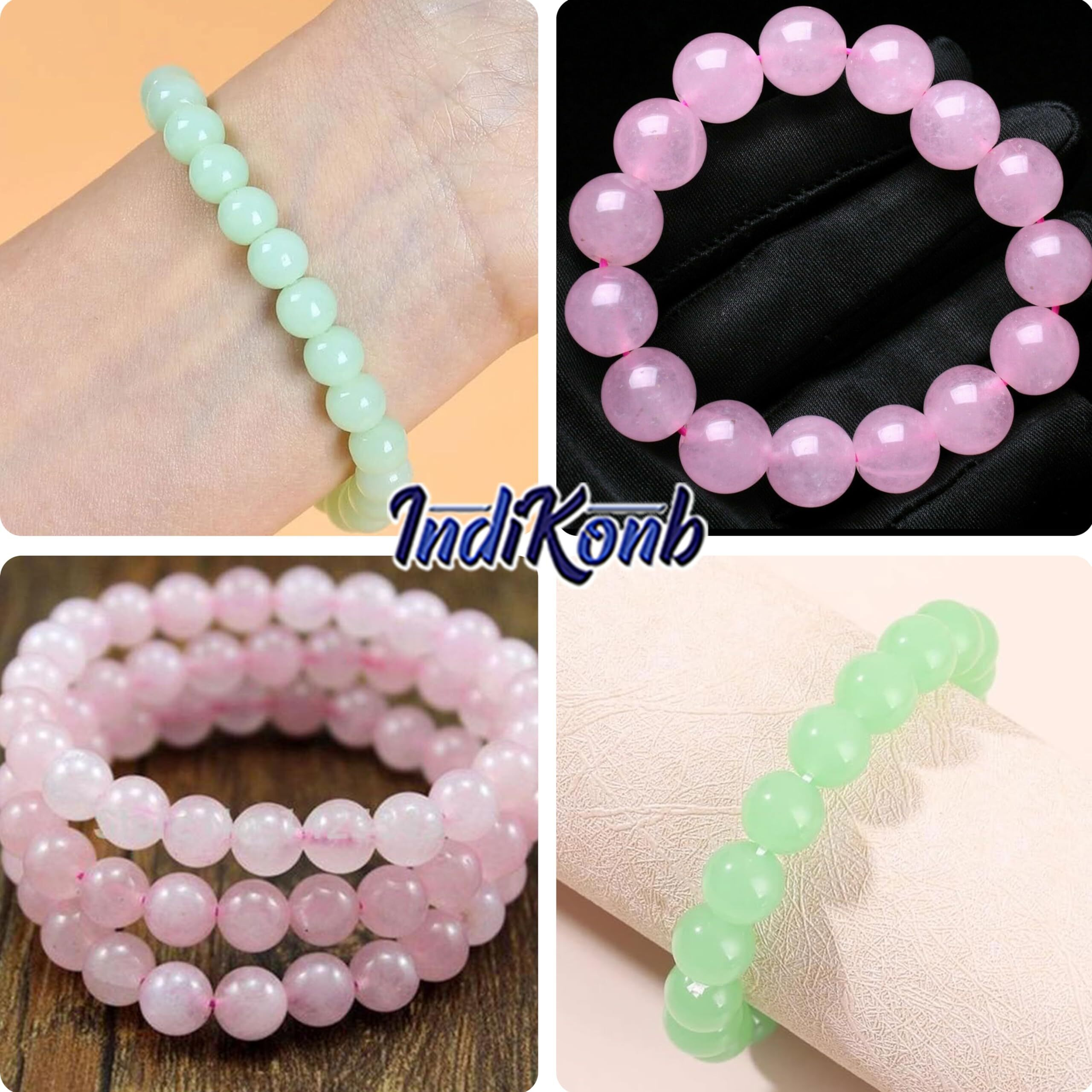 Indikonb 800 Icemoon Plastic Acrylic Beads - Multicolour Round Pearl Beads For Craft And Jewelry Making (6Mm)
