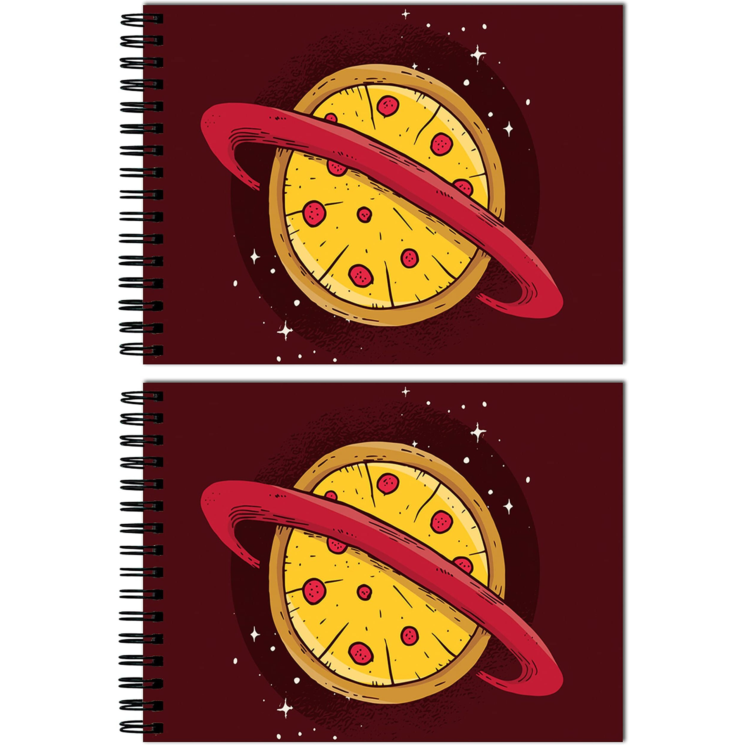 Tinywalk U Sketch Book Drawing Pad Landscape Sketch Book 100 Sheets Thick Sheets (A4 Size,100 Sheets/200 Pages, Pack Of 2)