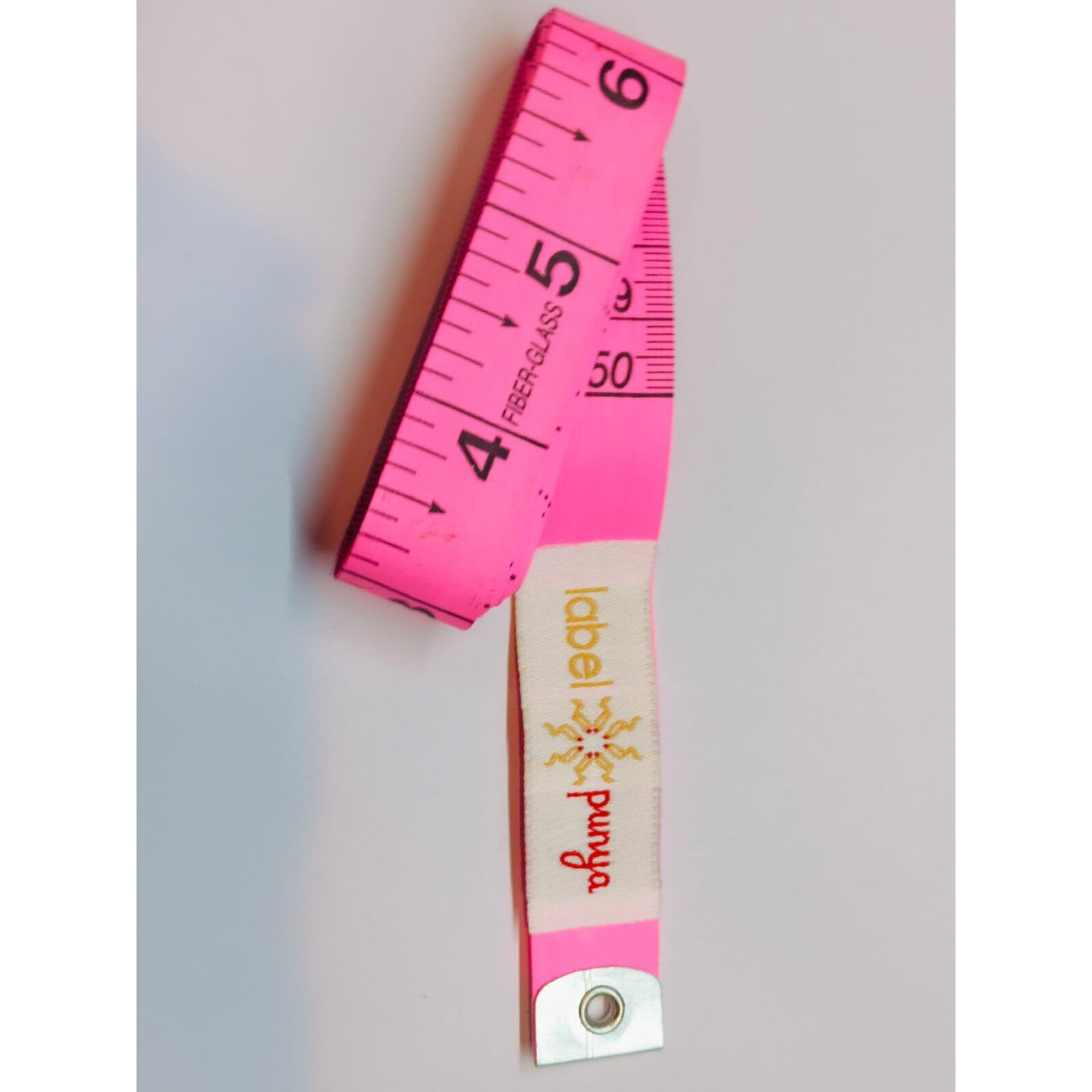 Label Punya Measuring Tape, Inch Tape For Measurement For The Body, Tailor Inchi Tape Measure For Body Measurement Sewing Dressmaking (Pink-2Pc)