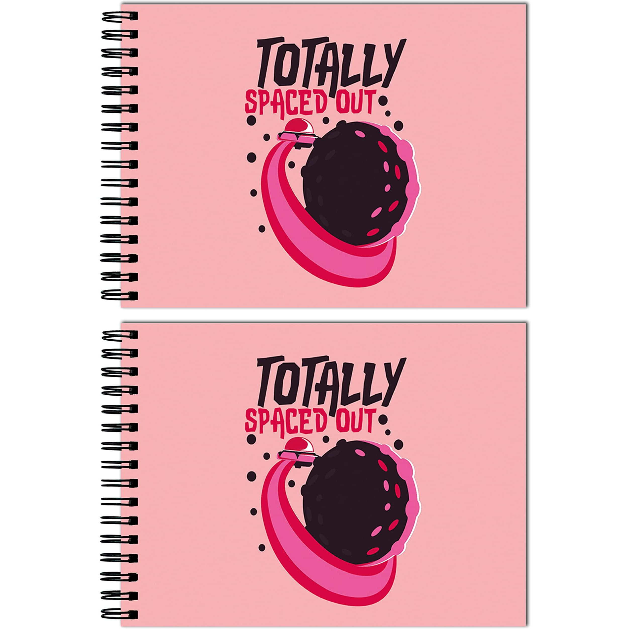 Tinywalk I Sketch Book Drawing Pad Landscape Sketch Book Girls Thick Sheets (A4 Size,100 Sheets/200 Pages, Pack Of 2)