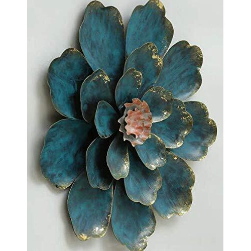 World Decor Rajasthani Shine Flower Wall Decor (25 * 02 * 25 In) Multicolor