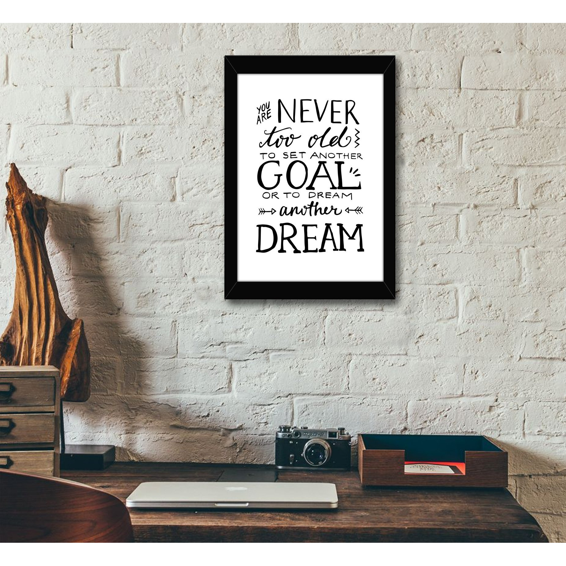 Tied Ribbons Inspirational Posters With Frames Motivational Quotes Wall Frames For Home Office Dcor Kids Boys Girls Mom Living Room Bedroom Study Room Students Classroom Gift Items