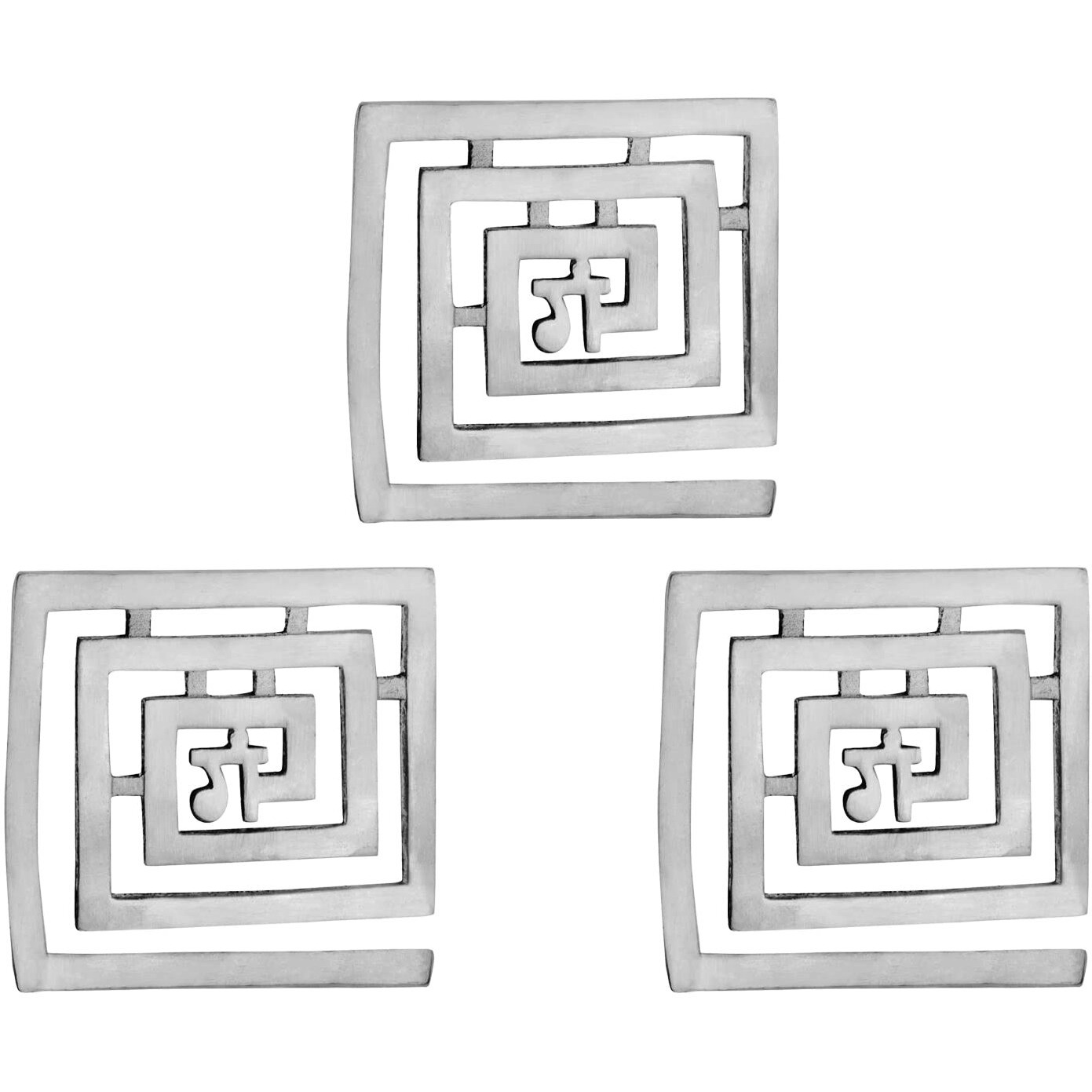 Tree Maison Coronating Homes Lead (Gaa) Helix For Vastu | Size-6 Inch | Pack Of 3 | South West Zone | Vastu Remedy | Main Door Entrance | Bedroom | Toilet | Helix Vastu Dosh Remedies