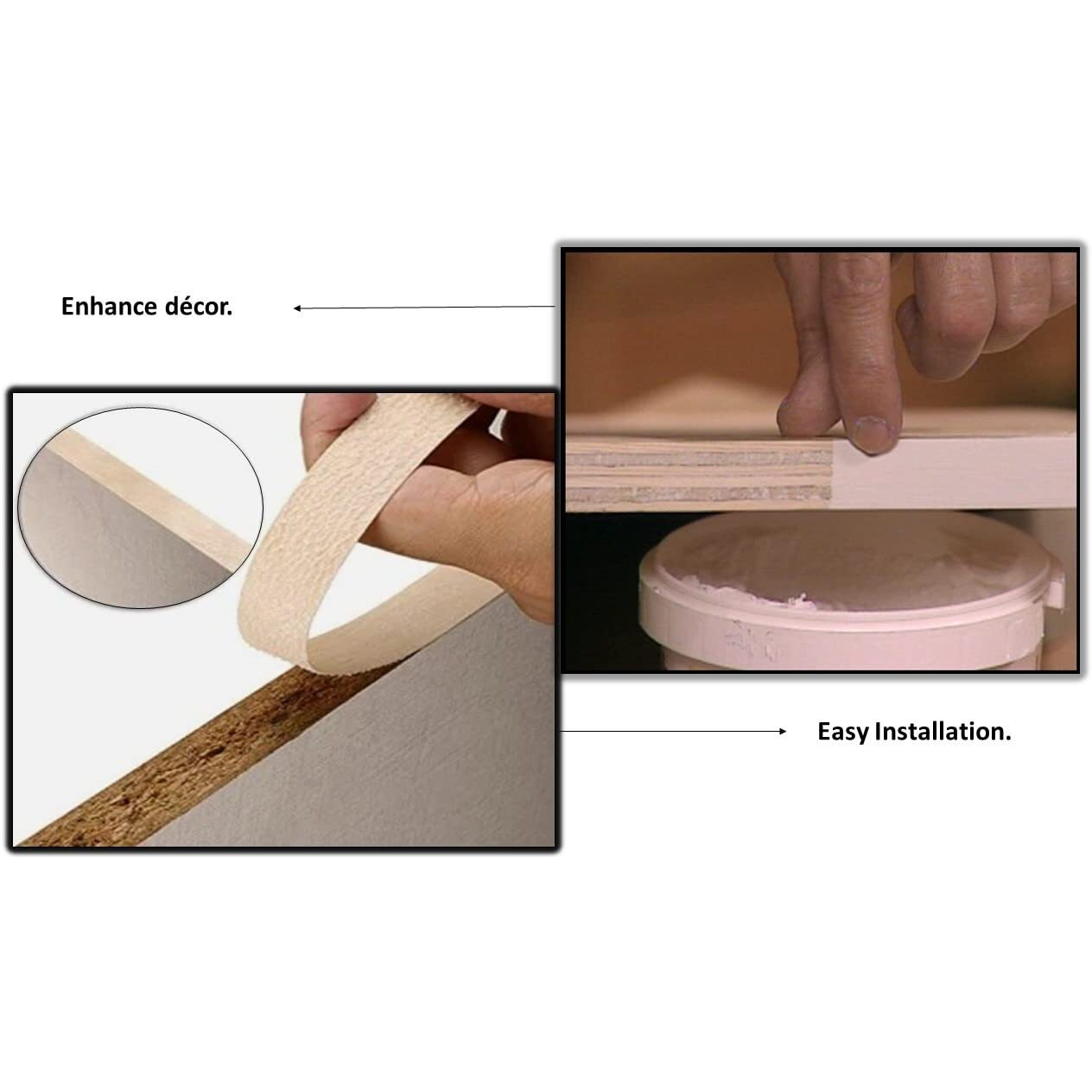 Rab Pvc Edge Band Tape (Code- 1019, Length- 50 Meter Of 1 Role, Width- 2.2 Cm, Thickness- 0.5, Color-Gothic Grey)