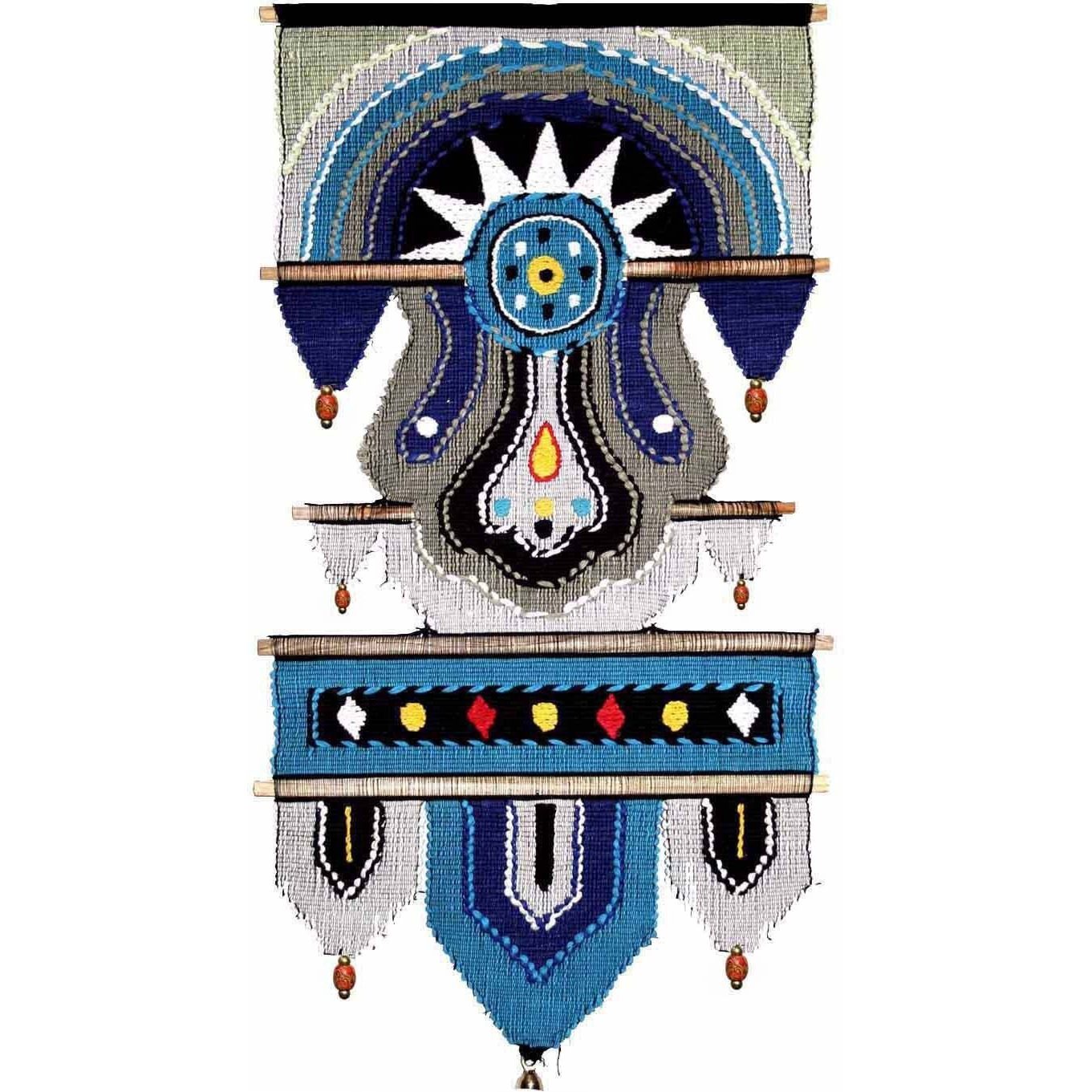 Varunavi Handloom Cotton Wall Hanging For Home Wall Decor 27 Tapestry 27" X 14"