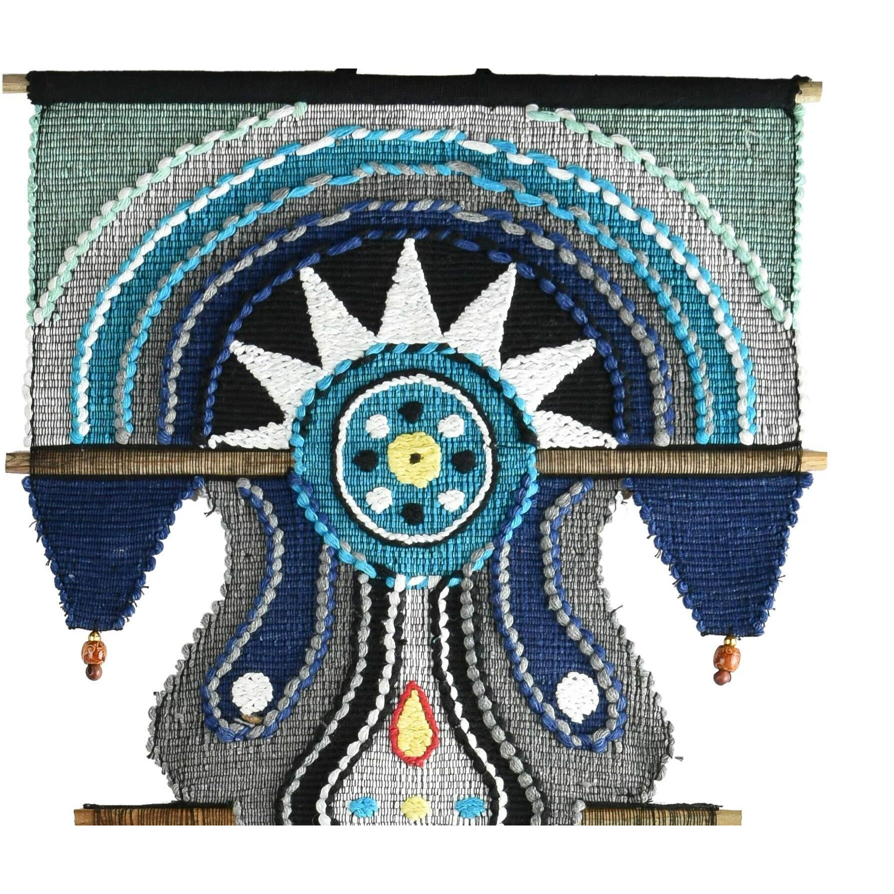 Varunavi Handloom Cotton Wall Hanging For Home Wall Decor 27 Tapestry 27" X 14"