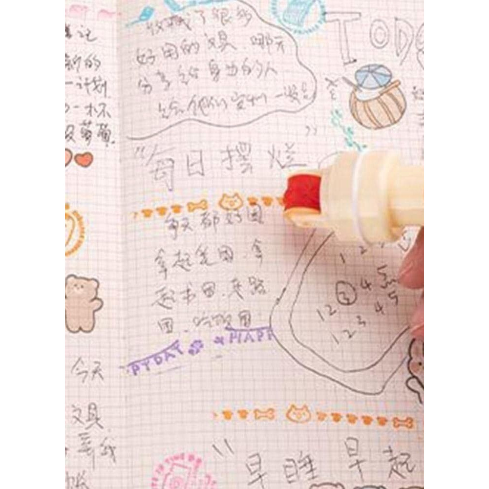 2 In 1 Roller Stamp And 6 In 1 Color Pen Birthday Return Gift Usefull Return Gift For Kids 3 4 5 6 7 8 9 Years Birthday Return Gift For Girls Boys Unique Return Gift (Pack Of 72) (36 Unicorn 36 Space)