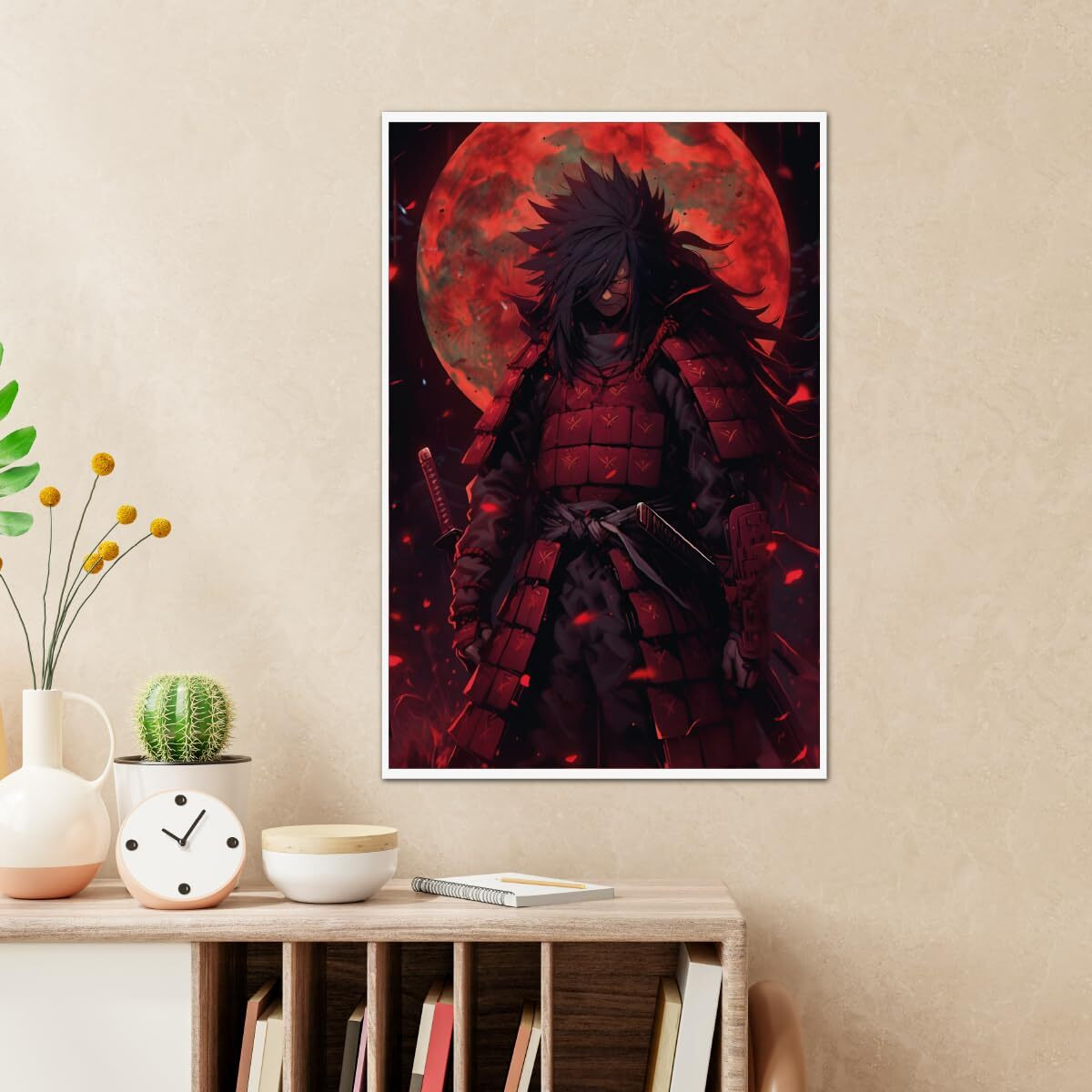 Tenorarts Madara Uchiha Posters Naruto Anime Wall Posters With Thick 300 Gsm Matt Finish Paper (18Inches X 12Inches)