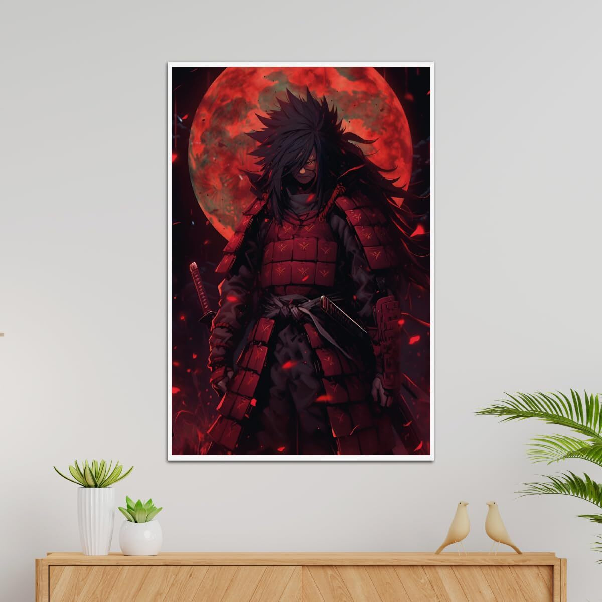 Tenorarts Madara Uchiha Posters Naruto Anime Wall Posters With Thick 300 Gsm Matt Finish Paper (18Inches X 12Inches)