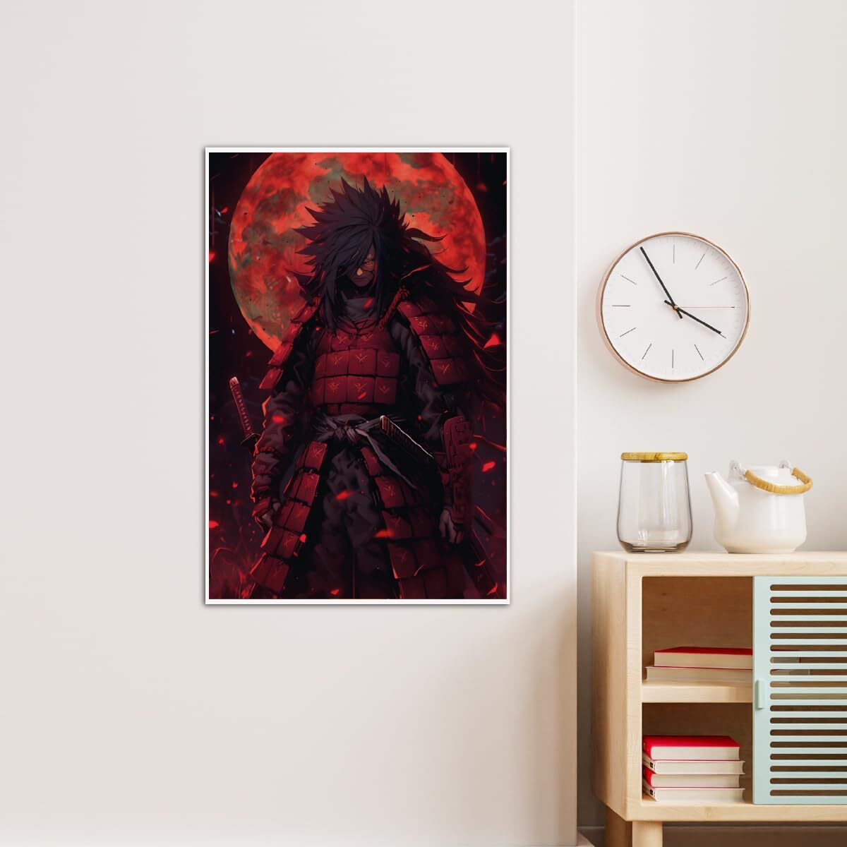 Tenorarts Madara Uchiha Posters Naruto Anime Wall Posters With Thick 300 Gsm Matt Finish Paper (18Inches X 12Inches)