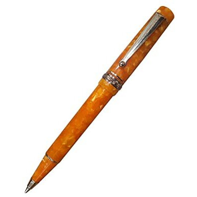 Delta Dolcevita Slim Oro Orange Resin With Gold Vermeil Trim Mechanical Pencil