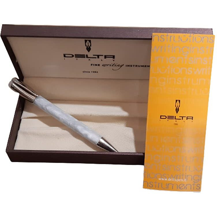 Delta Mask 6-0.9 White Resin With Chrome Trim Mechanical Pencil