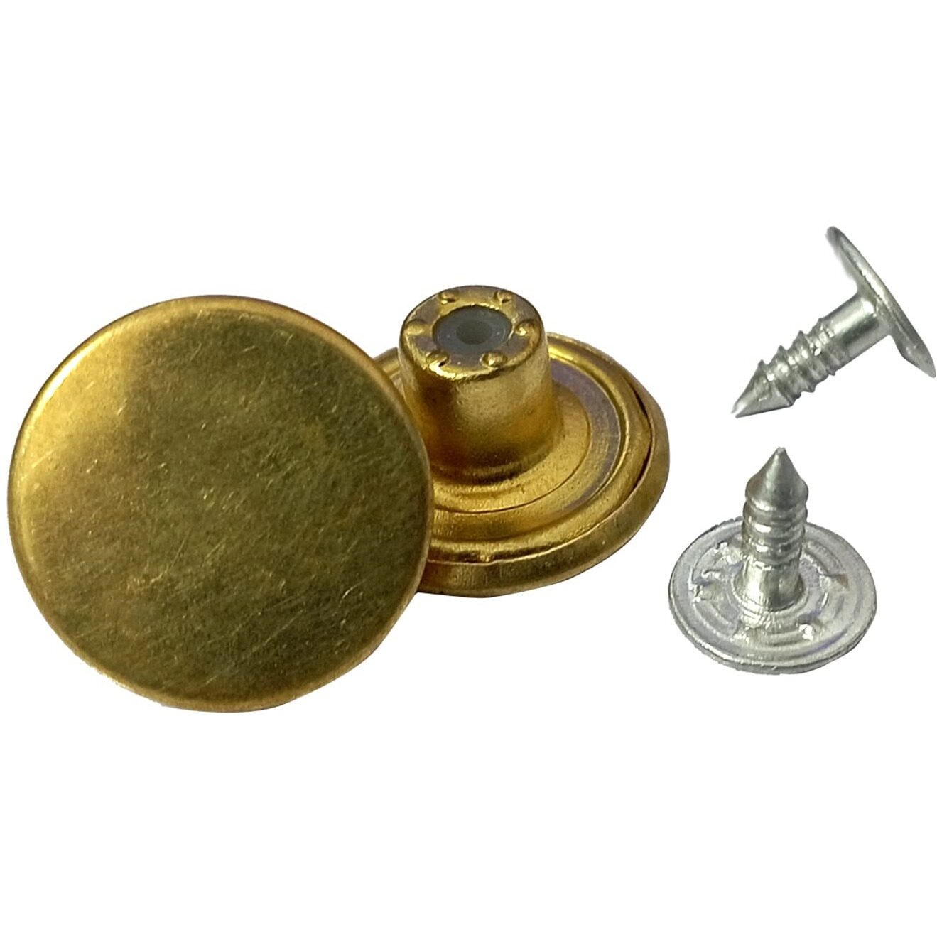 Aakriti Jeans Buttons Replaceable Can Adjust The Waist Size To Make It Fit Perfectly, No Sew Metal Pants Buttons, Suitable For Men Women And Children's Jeans And Jean Jacket (100 Pcs-Jeans Buttons)