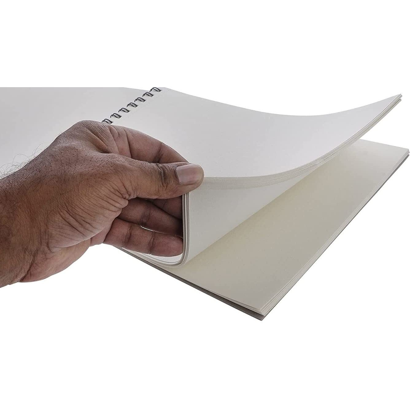 Kabeer Art Hardback, Spiral A4, 180 Gsm Drawing Pad, 297X 210Mm - 24 Sheets