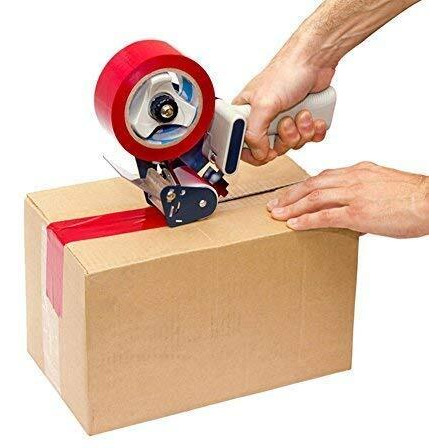 Vinsh Enterprise Heavy Duty Metal Stainless Steel Blade Manual 3 Inch 75 Mm Tape Dispenser Cutter (Multicolor)