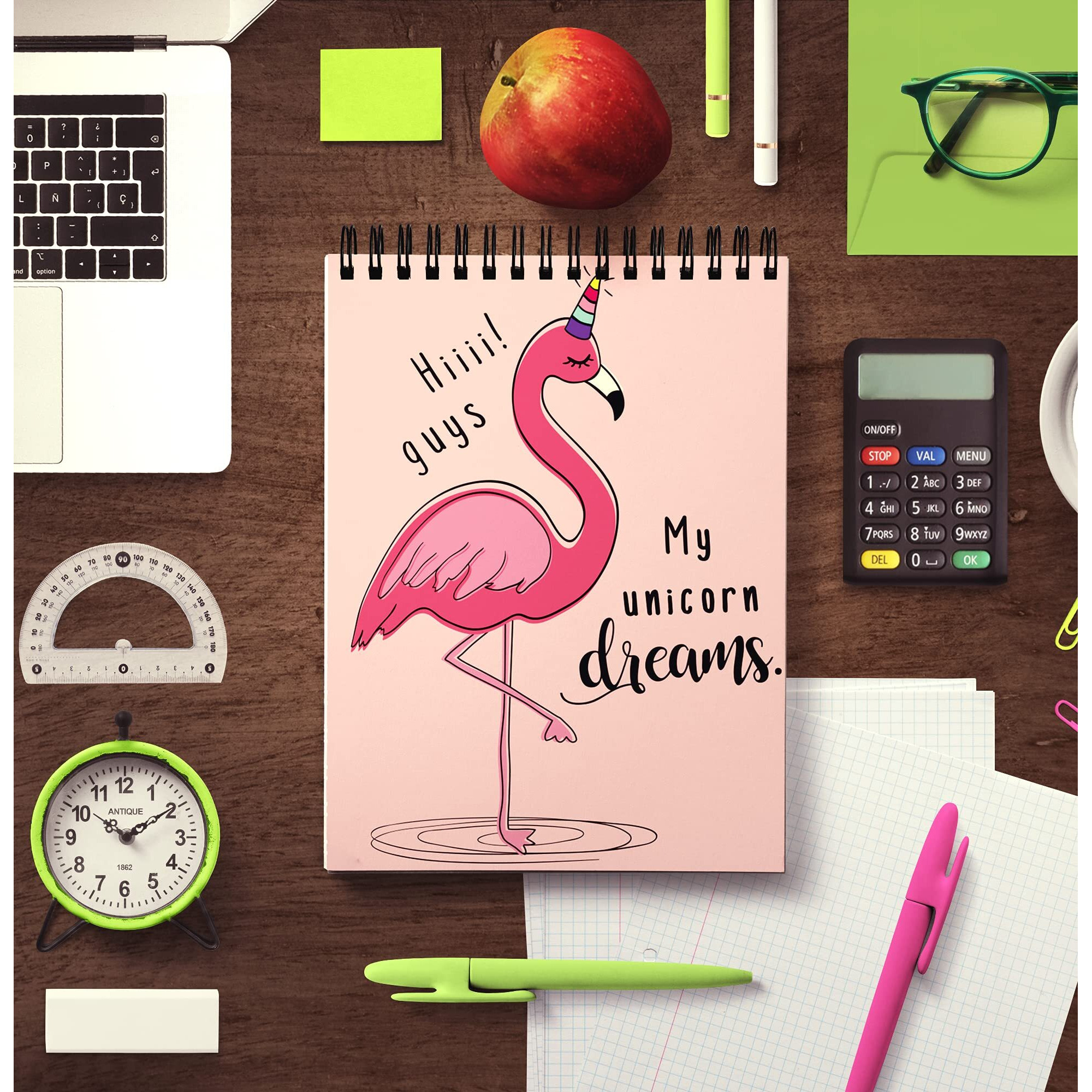 Vprint Quality Sketch Book Drawing Pad Sketch Book 120 Gsm A4 A Thick Sheets (A4 Size,80 Sheets/160 Pages, Pack Of 1)(Unicorn Dreams)