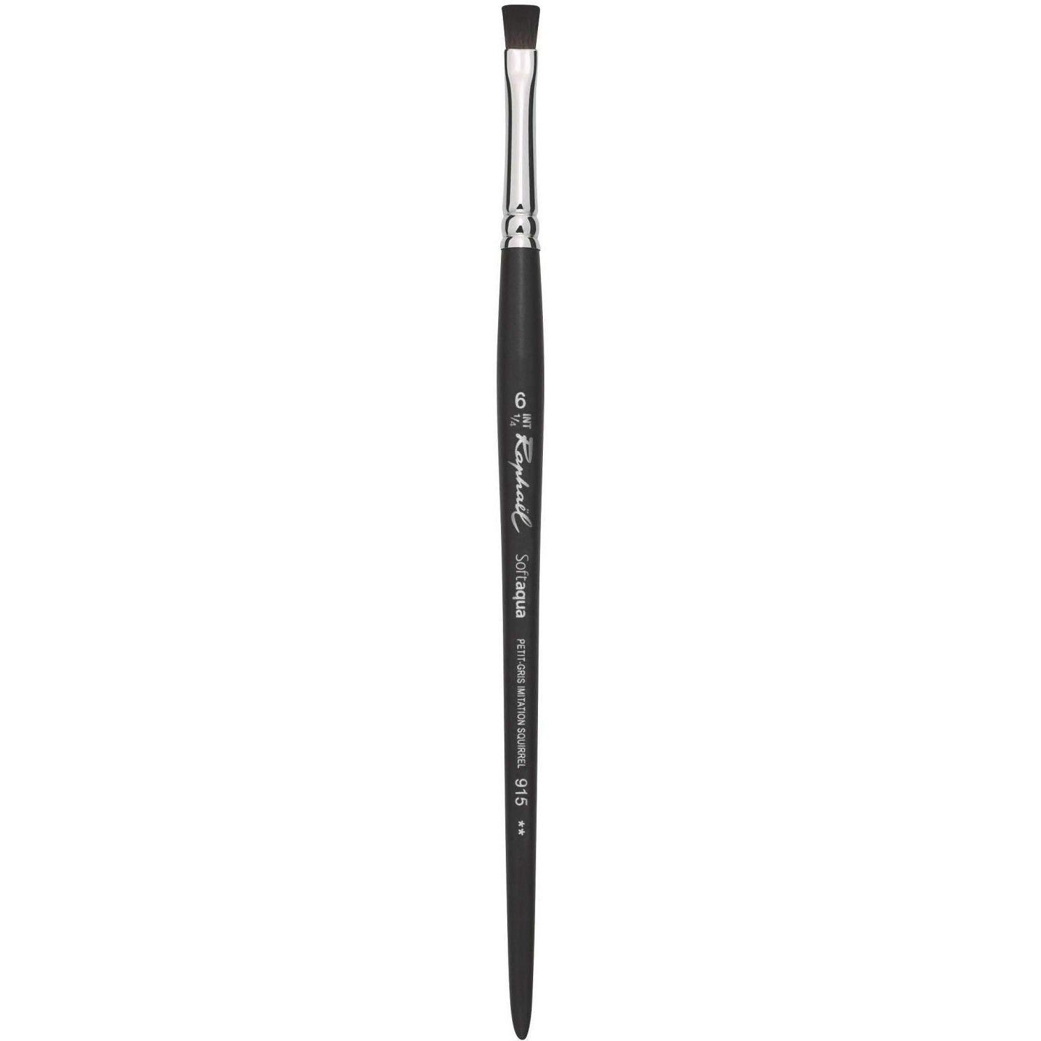 Sennelier Raphael Softaqua Watercolour Flat Brush No.6 |Ideal For Watercolor Paper, Mixed Media Pads, Or Illustration Board With Watercolors, Gouache, Inks, And Watercolor Pencils.